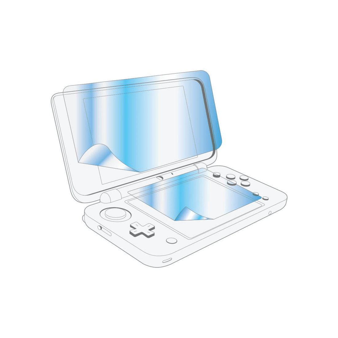 4 Hyperkin 3DS Screen Protector for New 2DS XL, 4 of 4