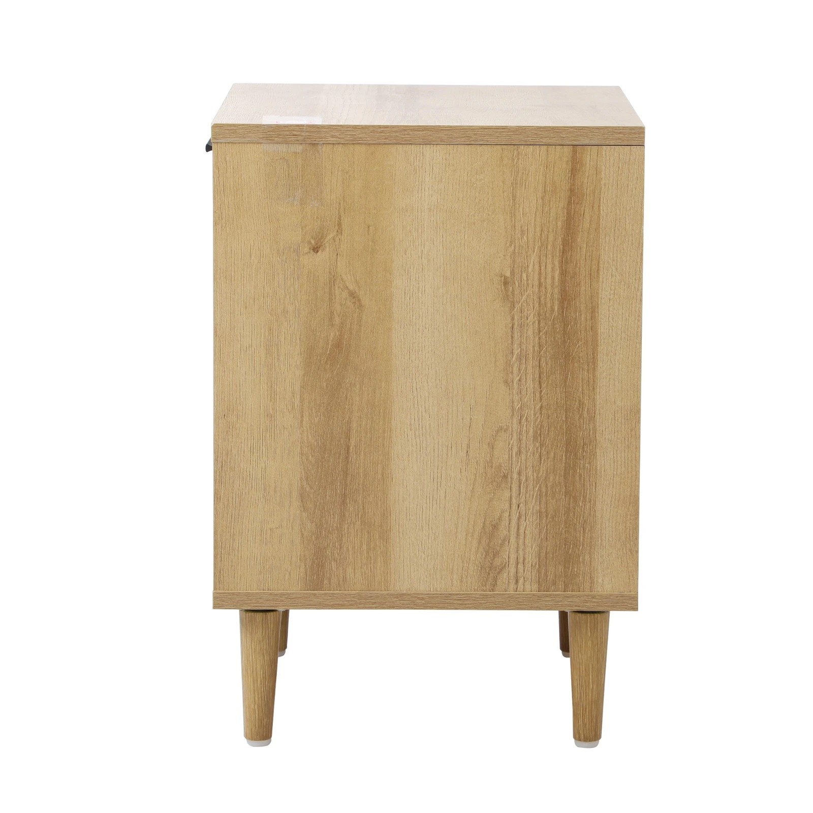 9 Oikiture Bedside Tables Set of 2 Nightstand Side Table Storage Cabinet - Natural, 9 of 9