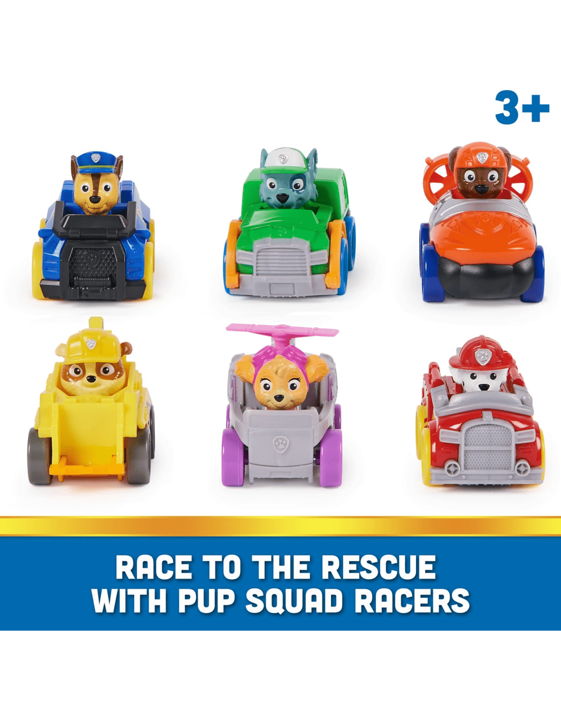 3 PAW Patrol: Pup Squad Racers Vehicle Gift Set, 3 of 8