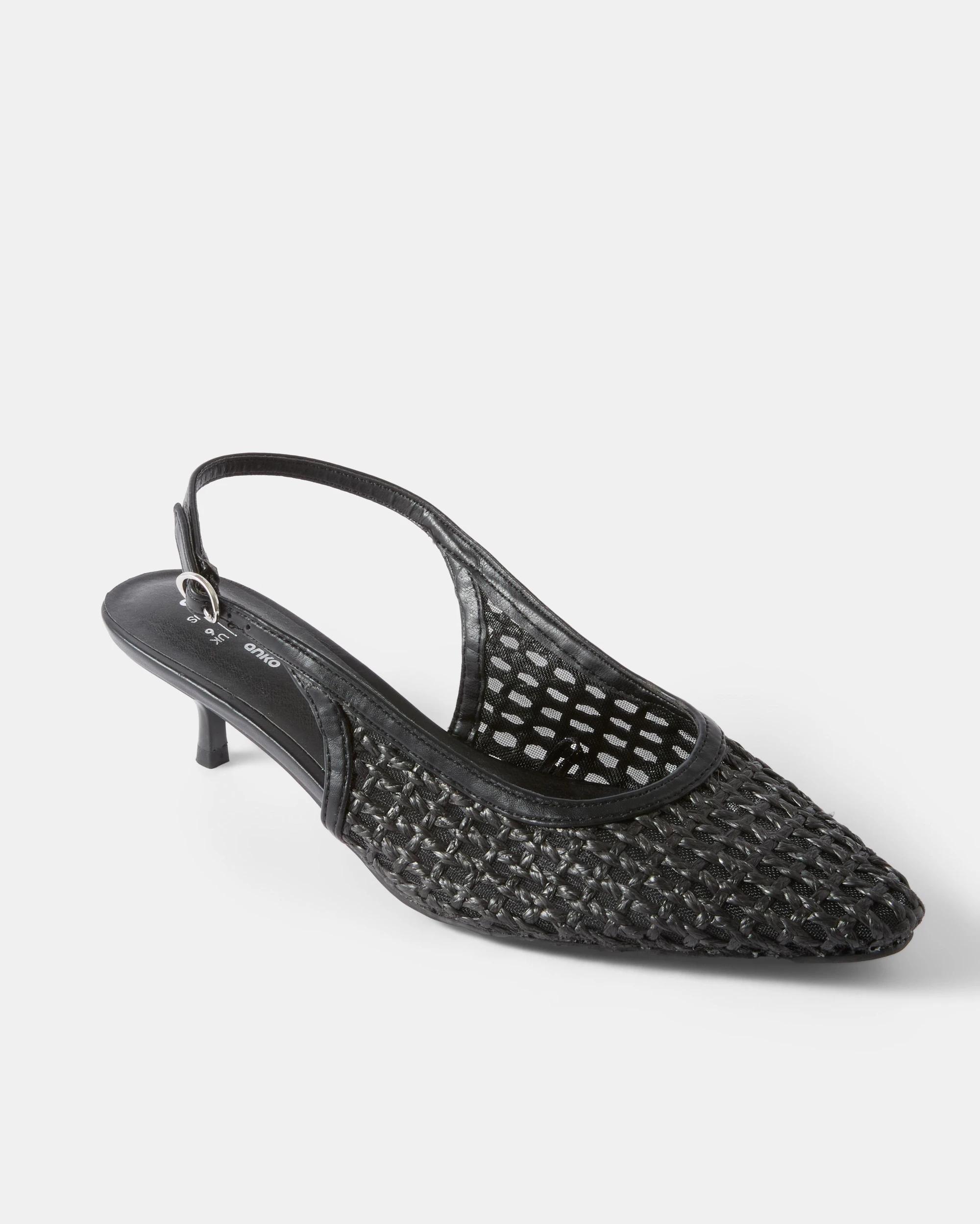 5 Slingback Kitten Heels Black, 5 of 5