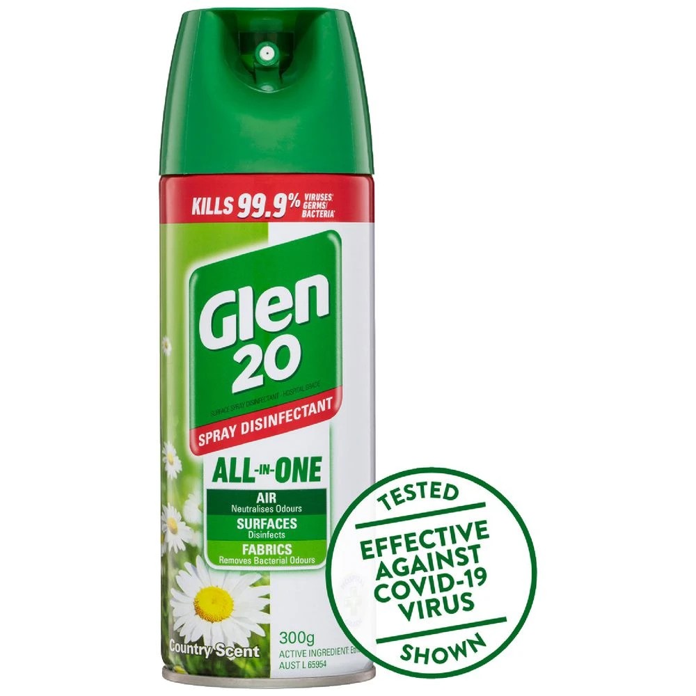1 Glen 20 Disinfectant Spray 300g Country Scent, 1 of 3