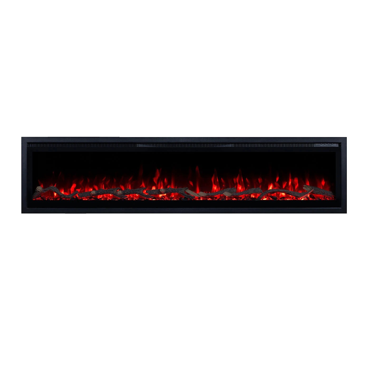 3 Moda Living Lucerne 60 inch Electric Fireplace - Black, 3 of 5