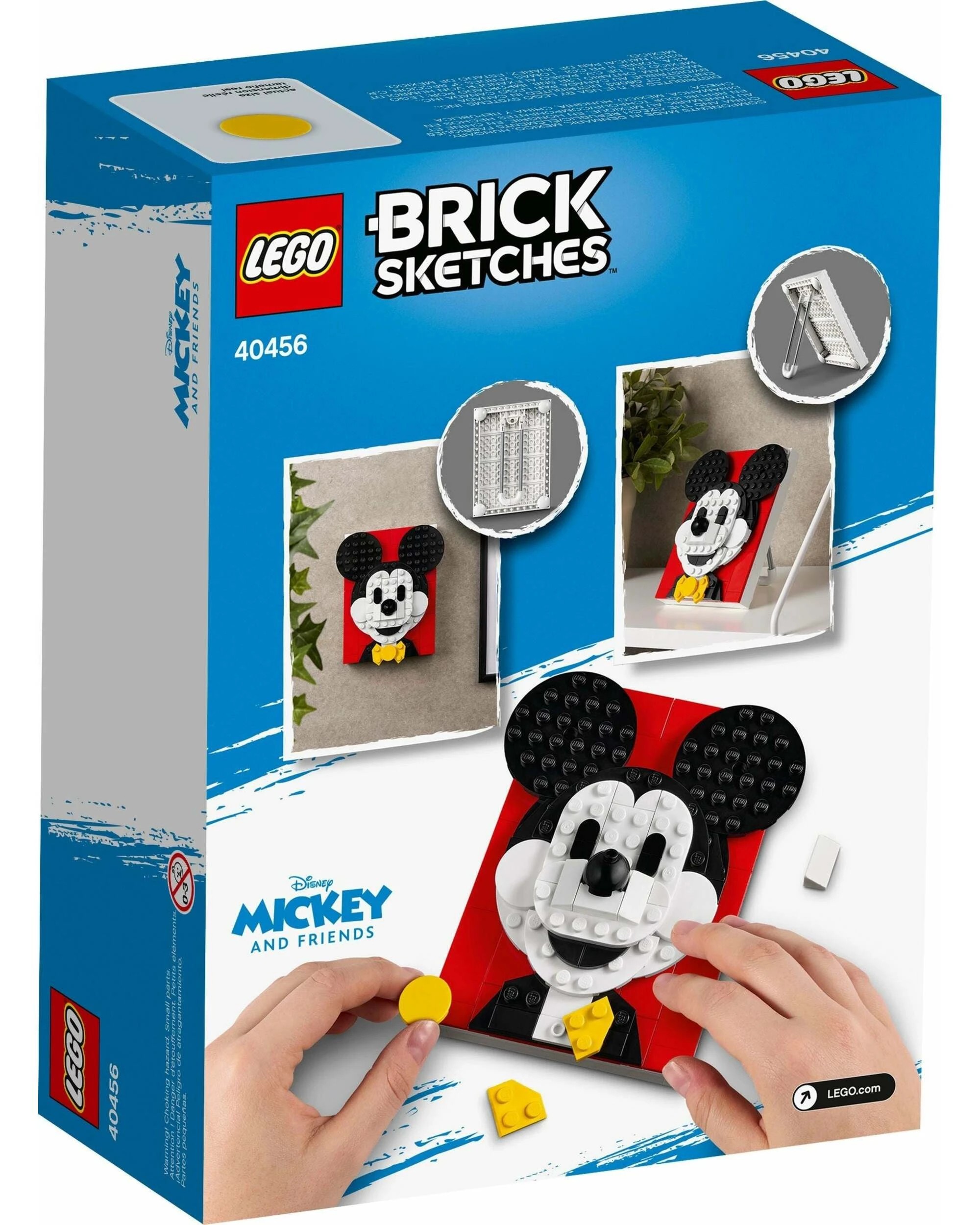 2 LEGO 40456 Mickey Mouse Brick Sketches Portrait, 2 of 5