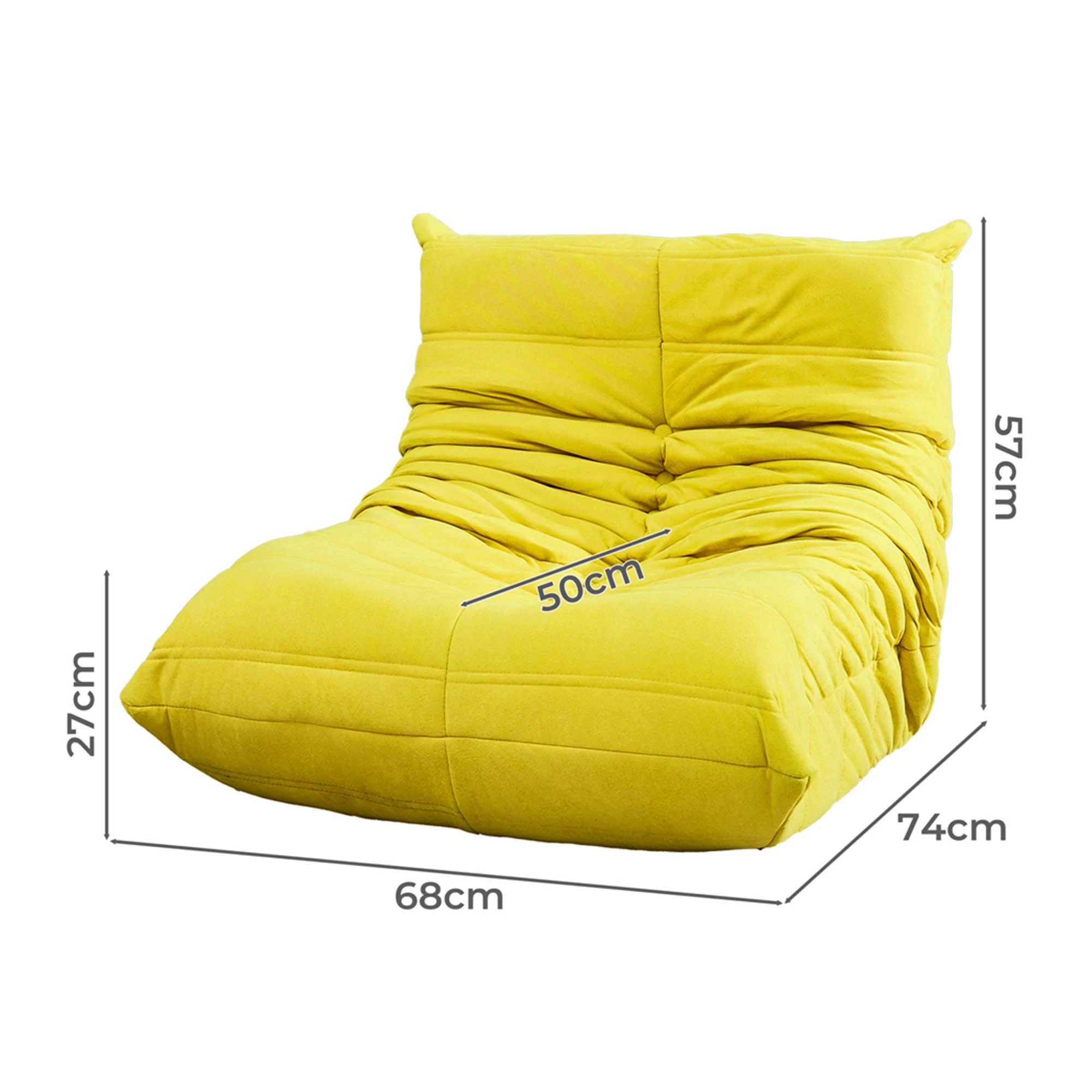 3 Levede Kid Caterpilar Sofa Yellow
 - Yellow, 3 of 6