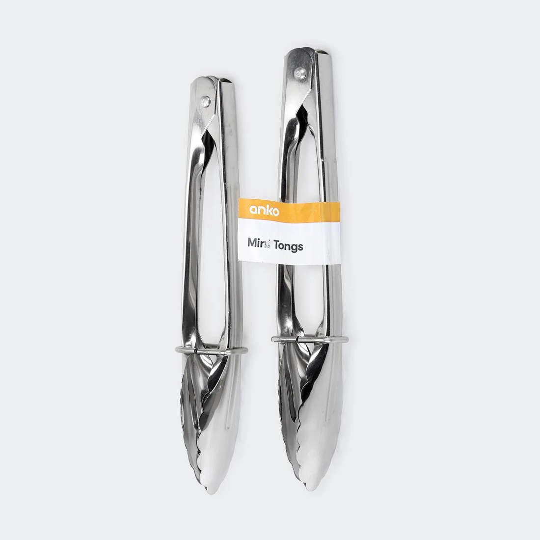 4 2 Pack Stainless Steel Mini Tongs, 4 of 4