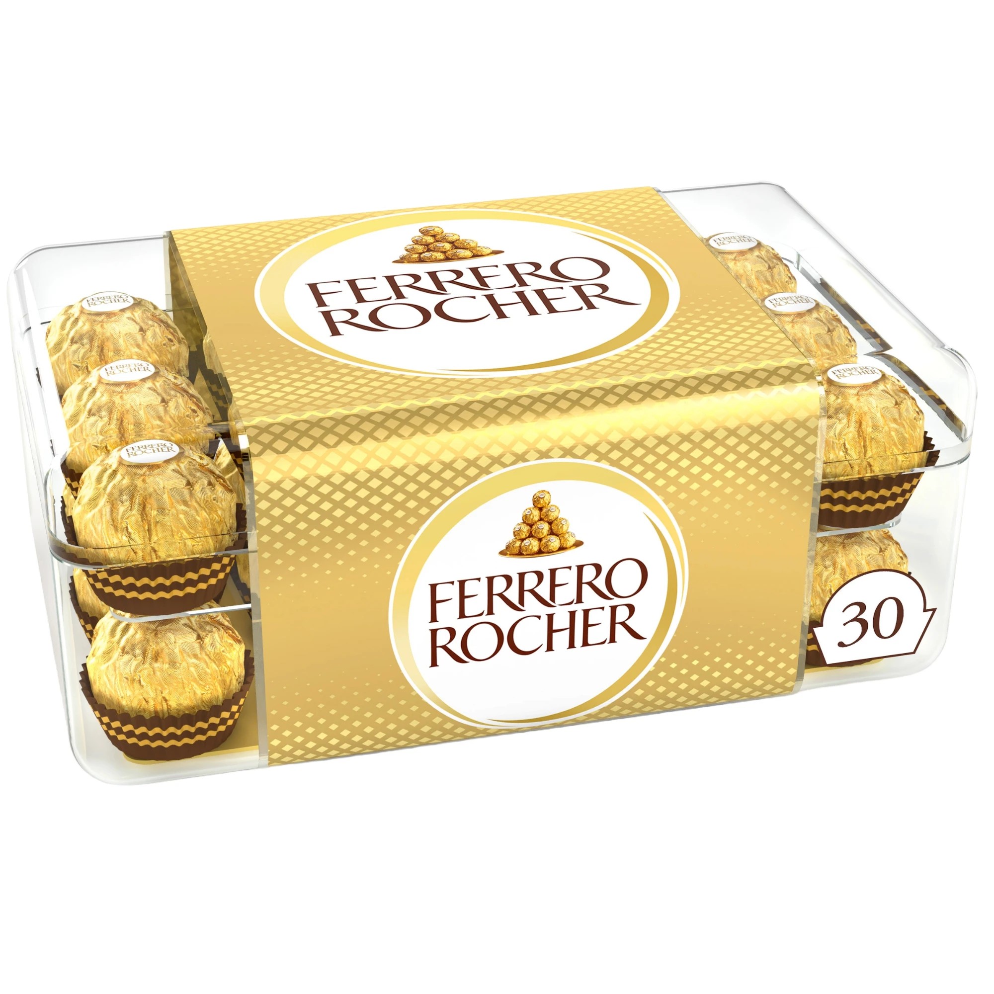 1 30 Pack Ferrero Rocher Chocolate Gift Box 375g, 1 of 8