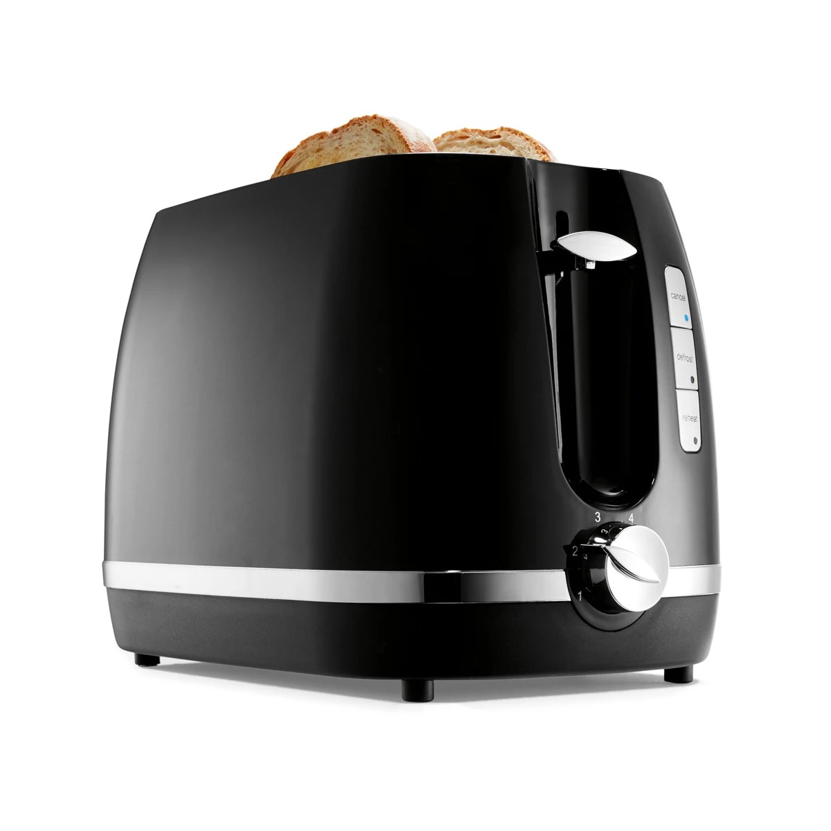 1 2 Slice Toaster - Black, 1 of 9