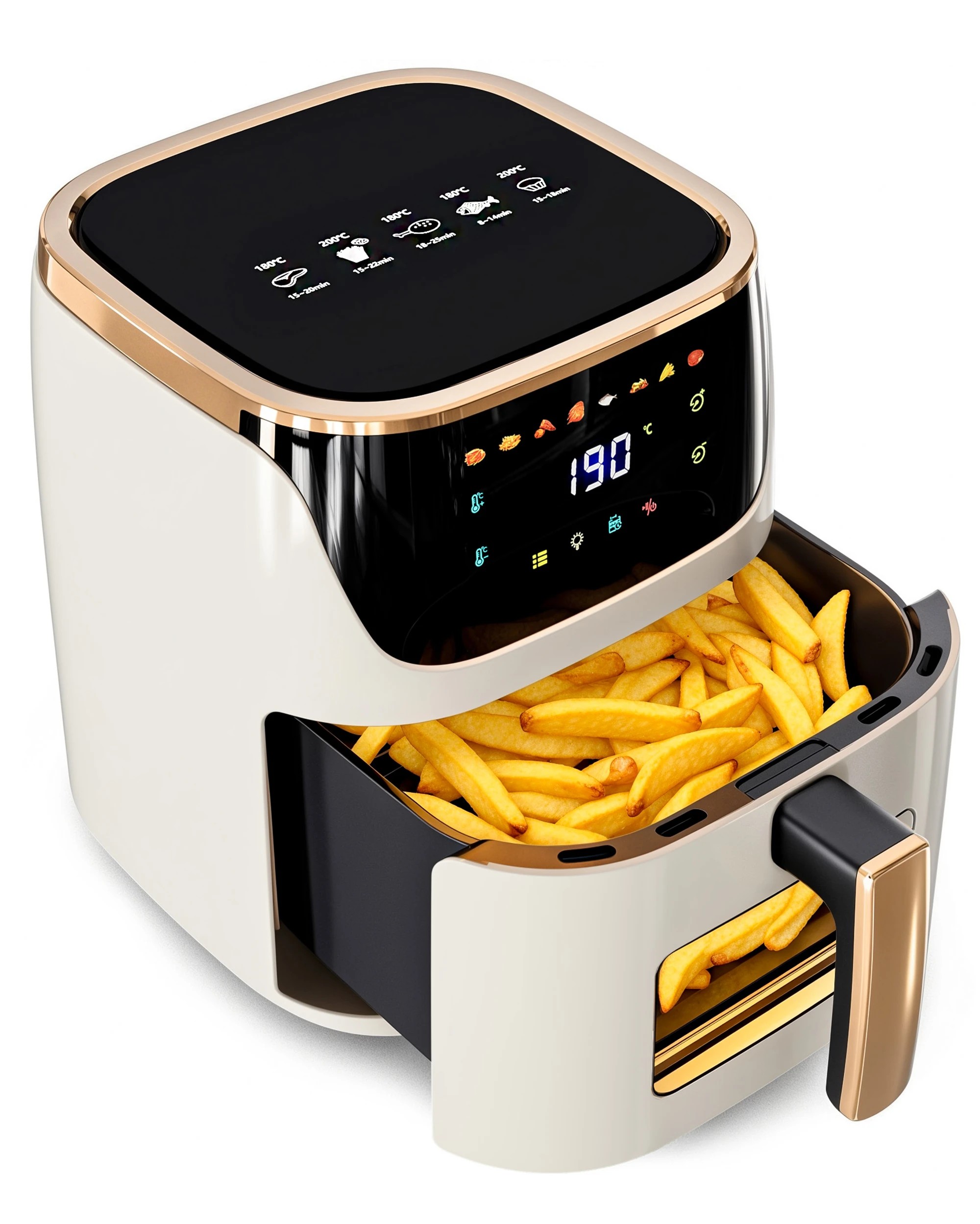 1 Advwin Air Fryer Beige 8L - Beige, 1 of 1