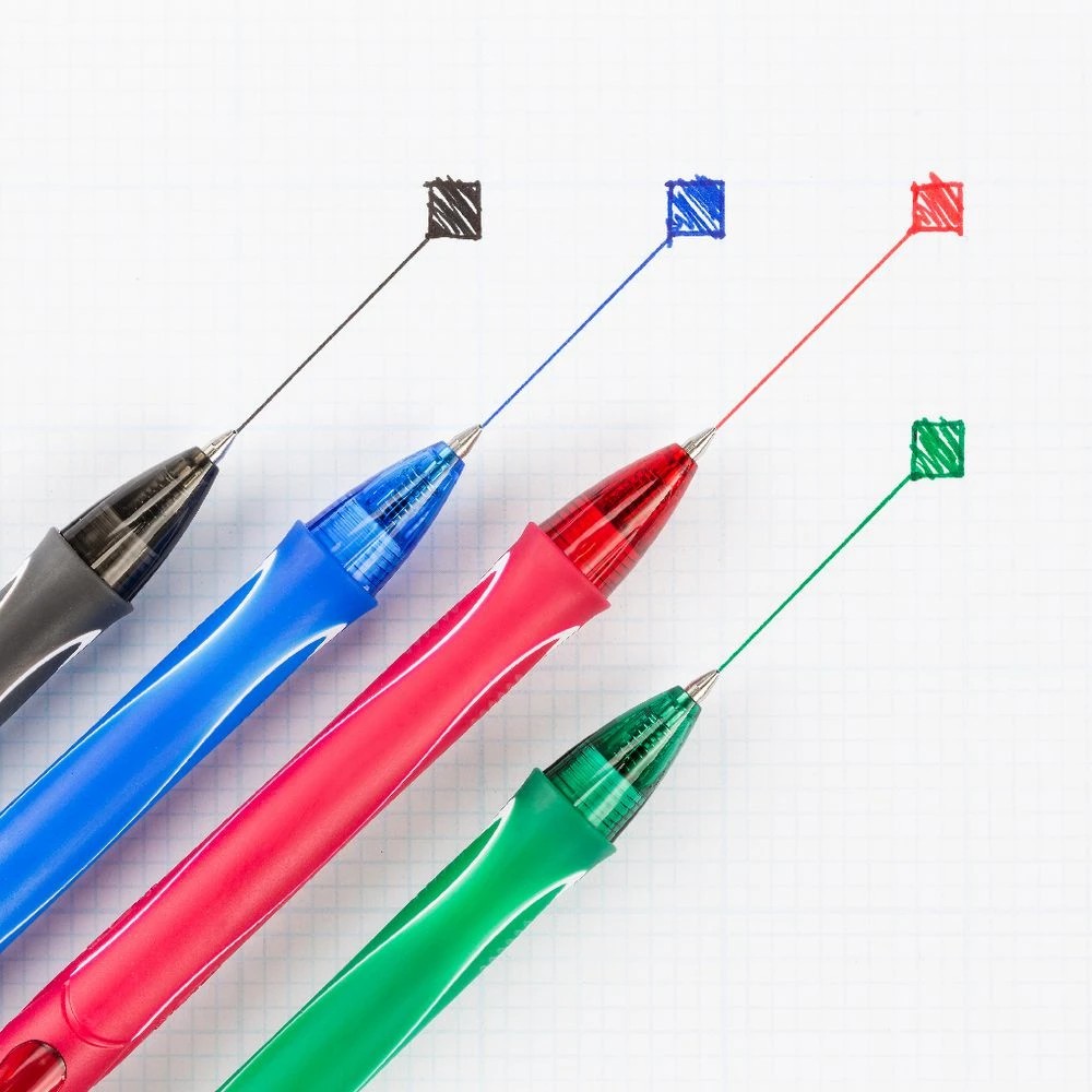 8 BIC Gelocity Quick Dry Retractable Gel Pen 0.7mm Red, 8 of 8