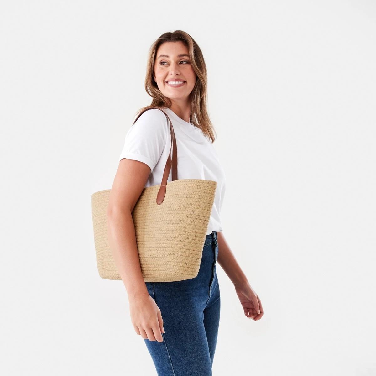 5 Rope Tote Bag NATURAL, 5 of 5