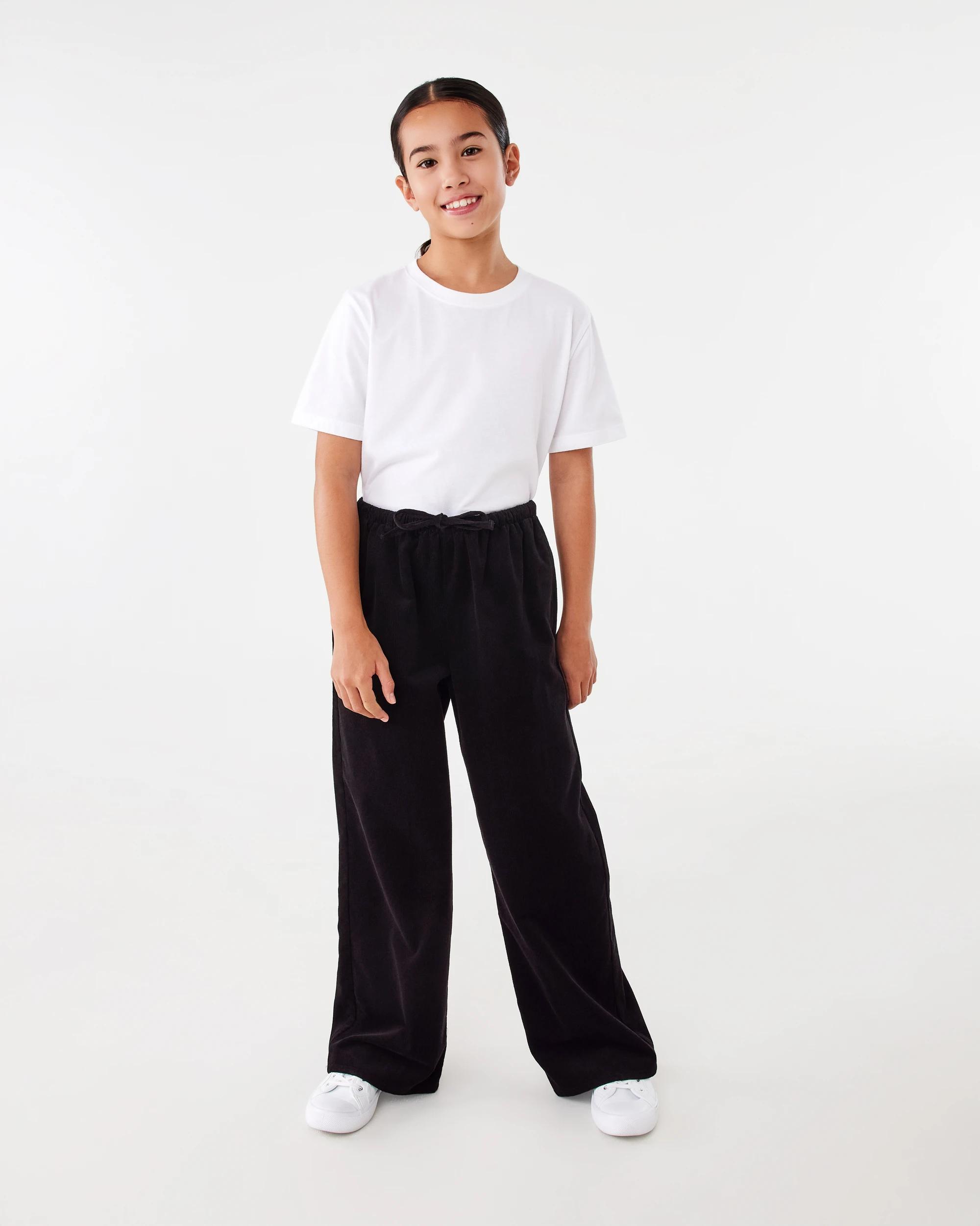 5 Corduroy Pull On Pants Black, 5 of 6