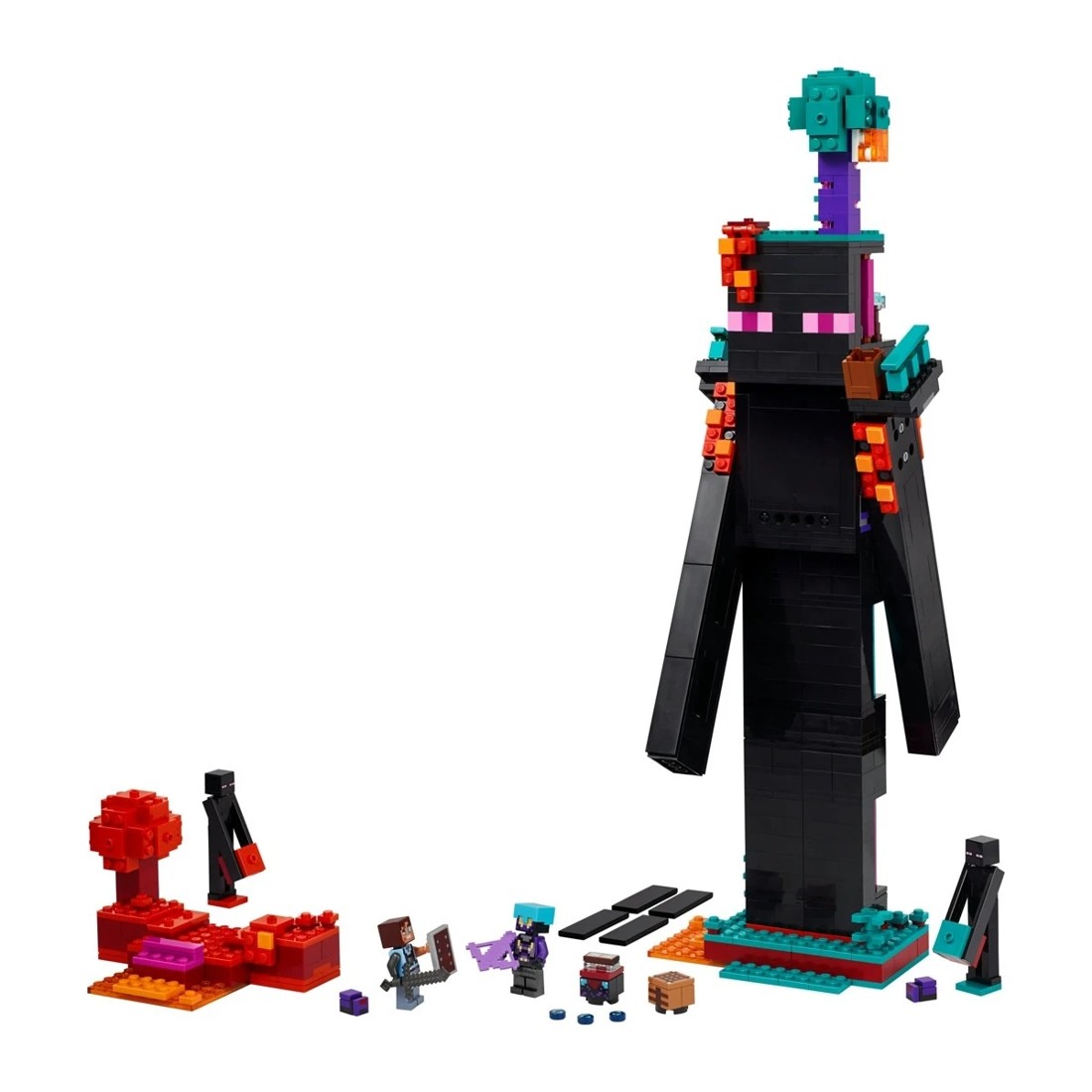 2 LEGO Minecraft The Enderman Tower 21279, 2 of 10