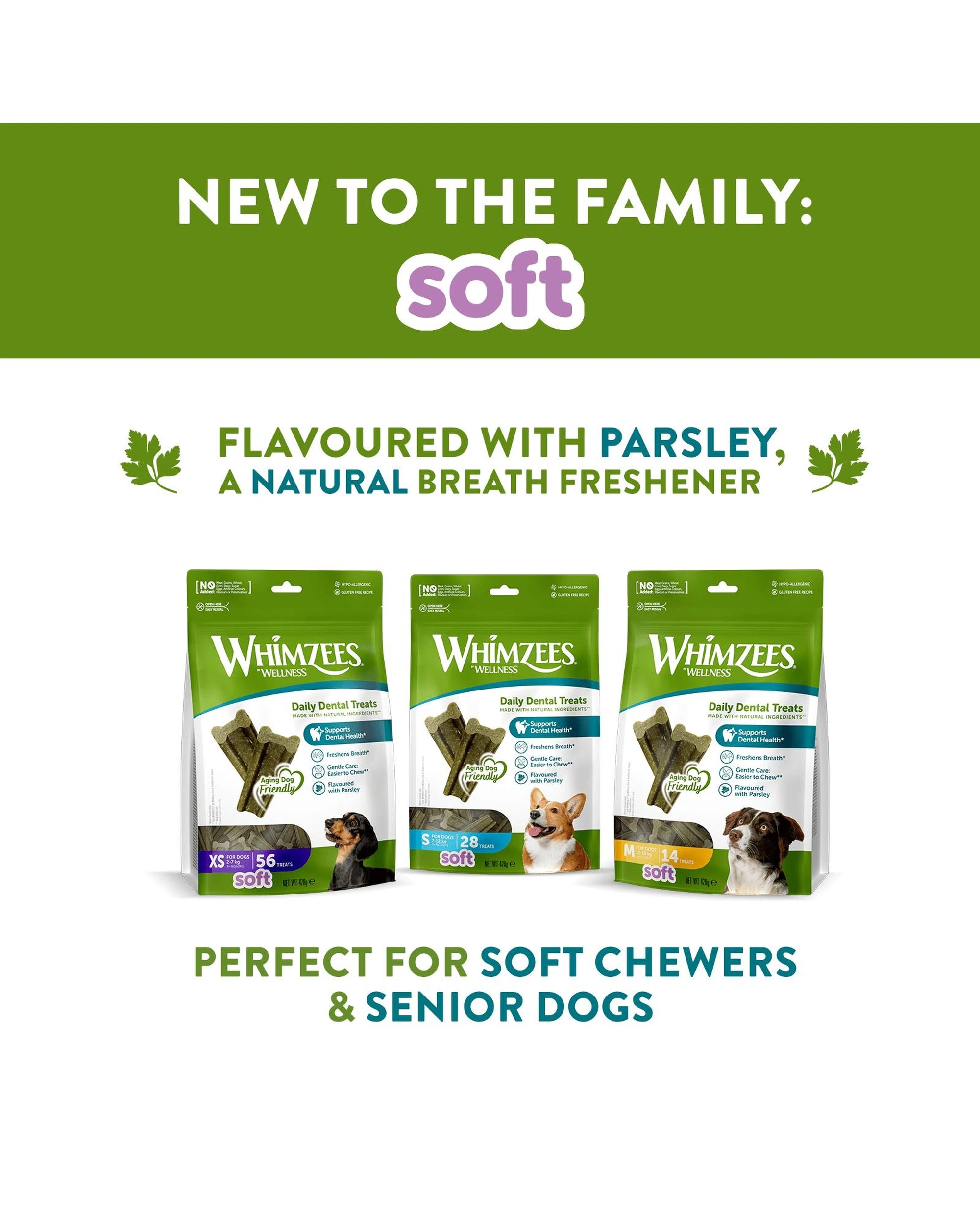 7 Whimzees Daily Dental Treats Soft for Small Dogs 7-12kg 28 Pack, 7 of 7