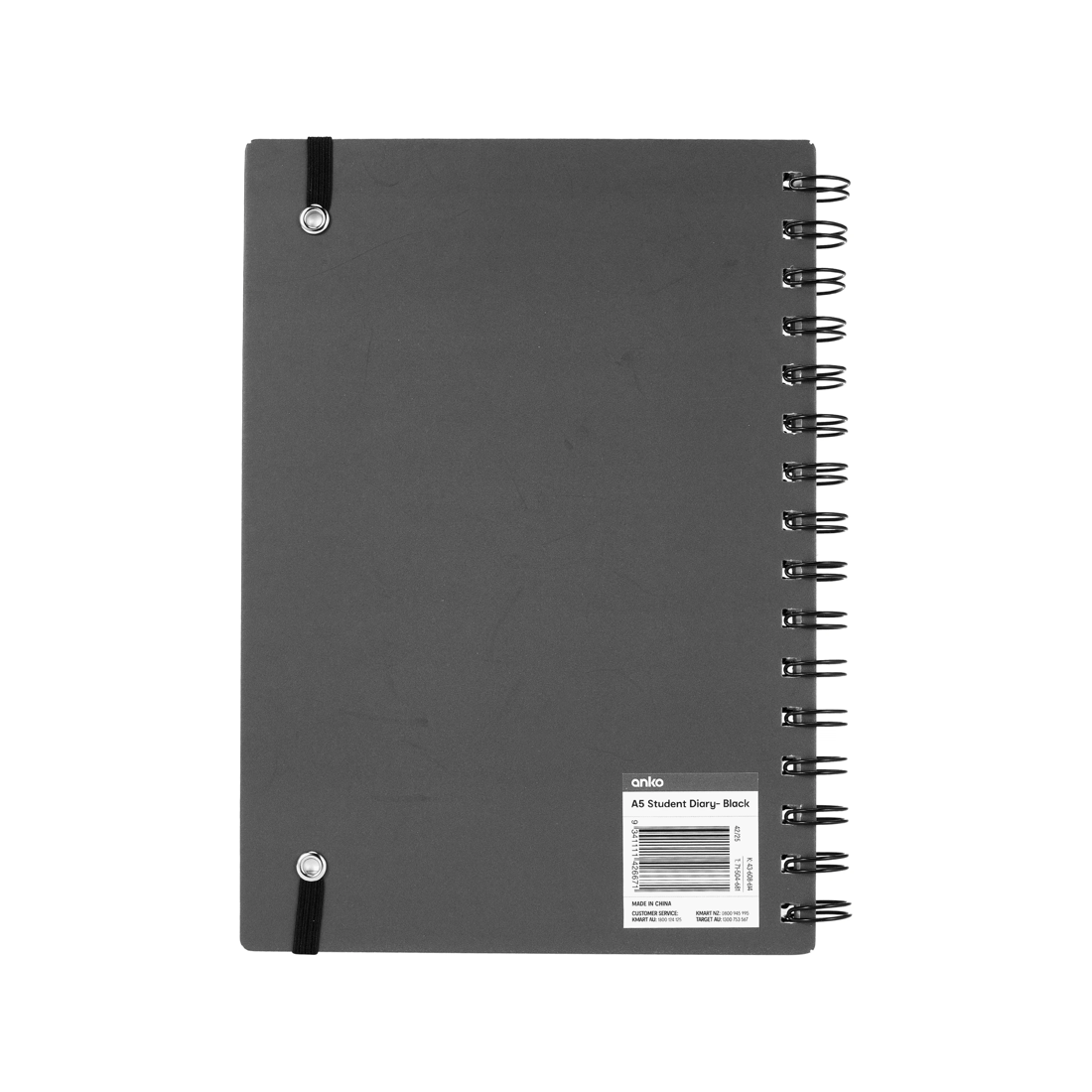 9 A5 Student Diary - Black, 9 of 9