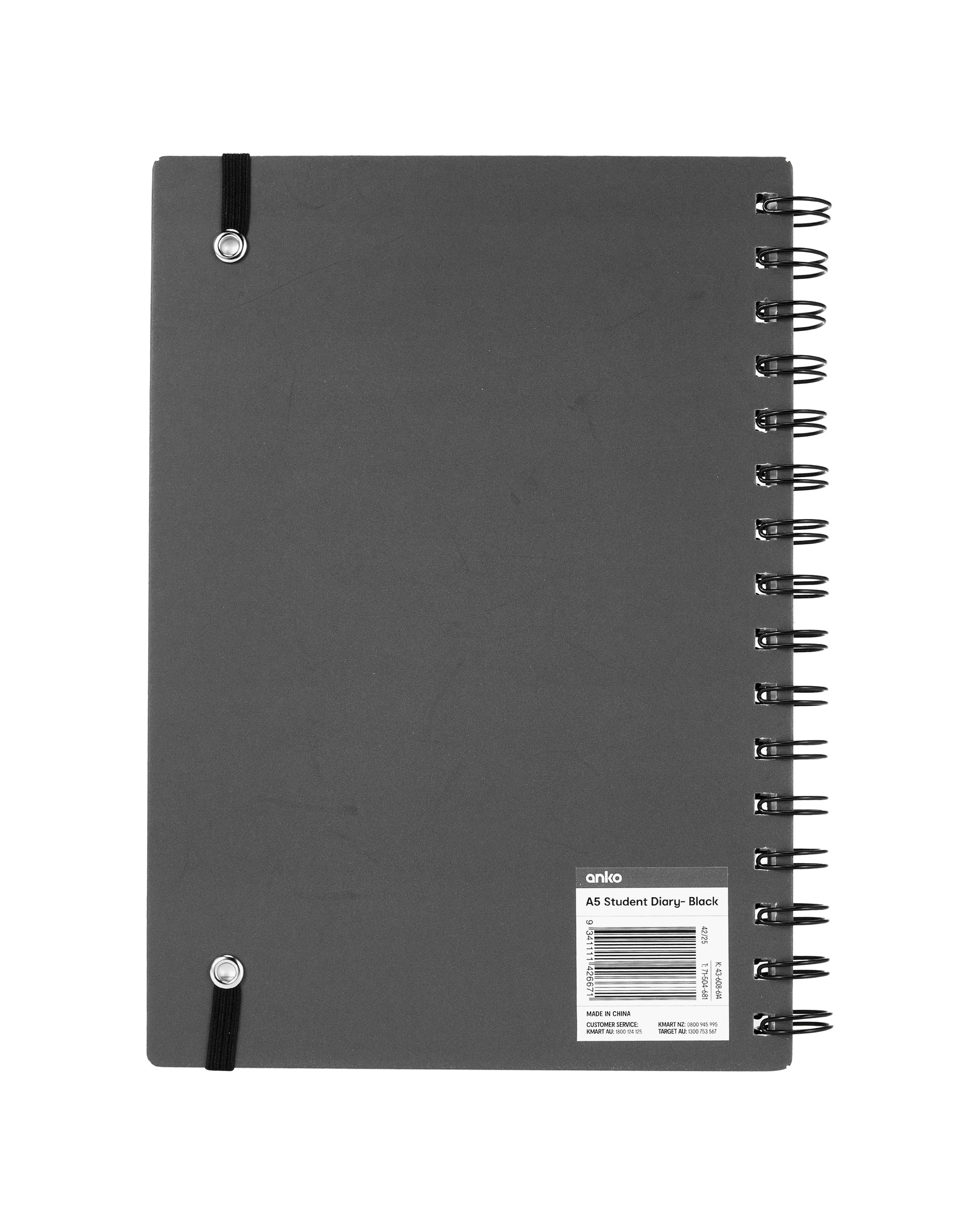 9 A5 Student Diary - Black, 9 of 9