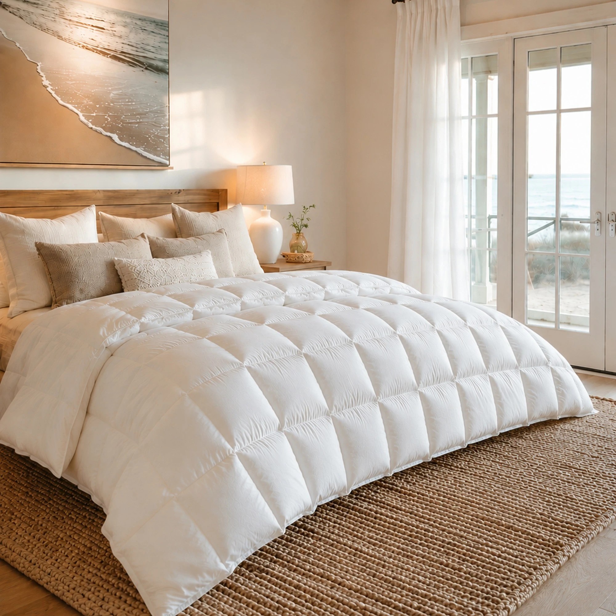 2 Royal Comfort 500GSM Microfibre Quilt All-Season Warmth Soft Duvet - King Bed - White, 2 of 4