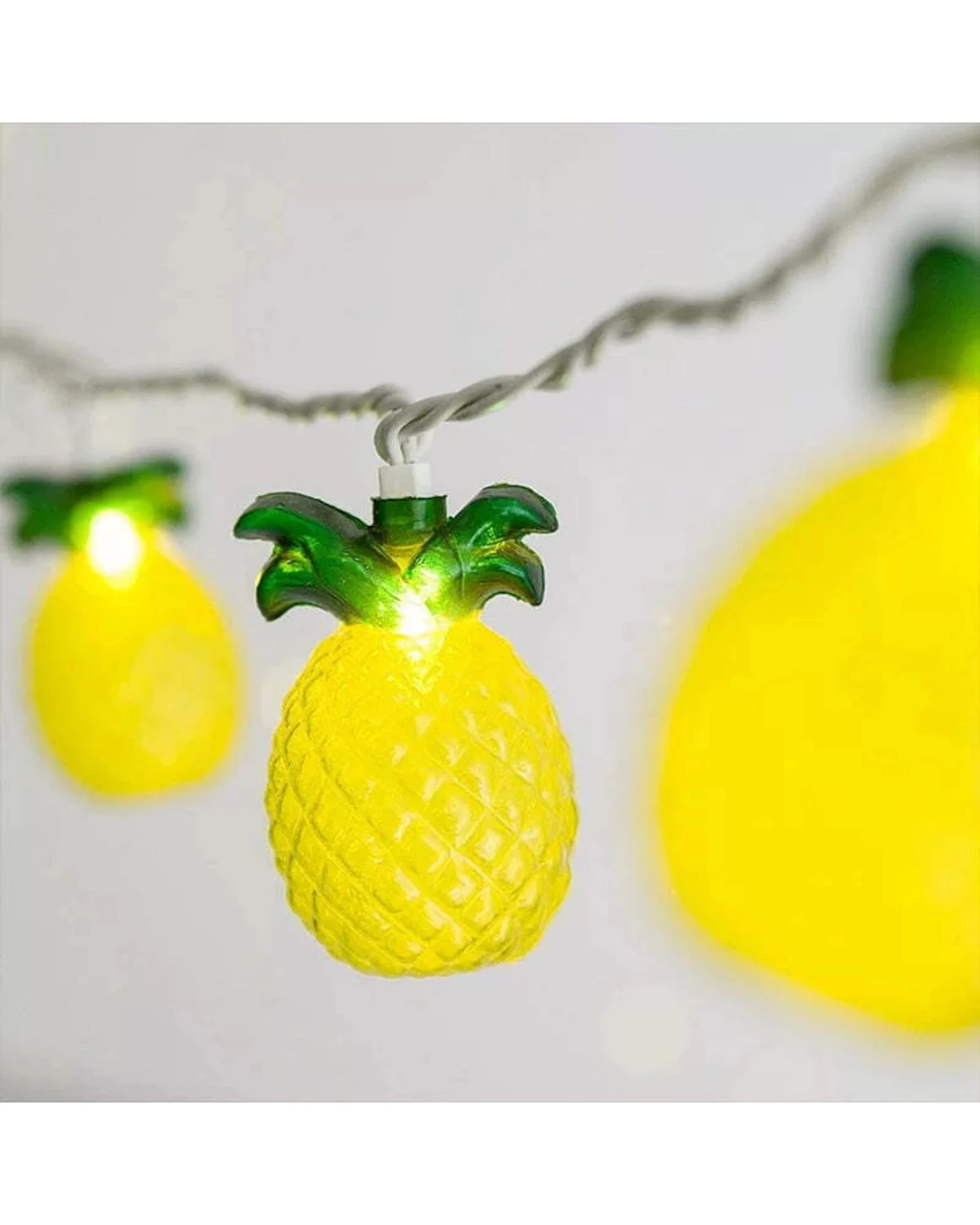 2 Party Maker Pineapple LED String Lights - Yellow, 2 of 3