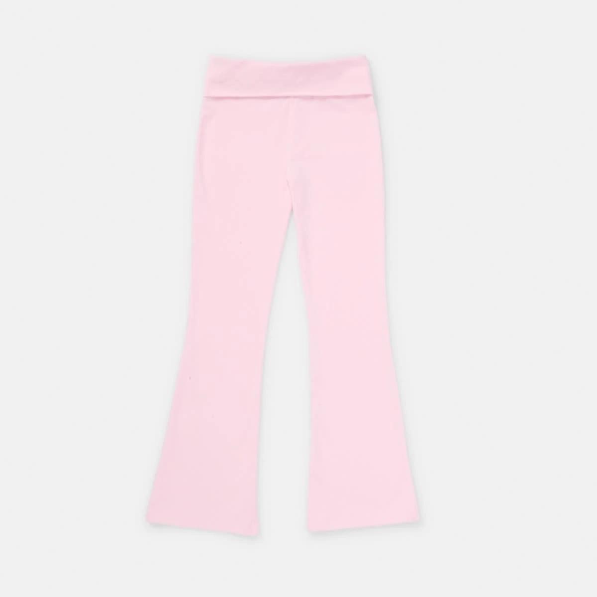 6 Roll Waist Leggings Pearl Pink, 6 of 7