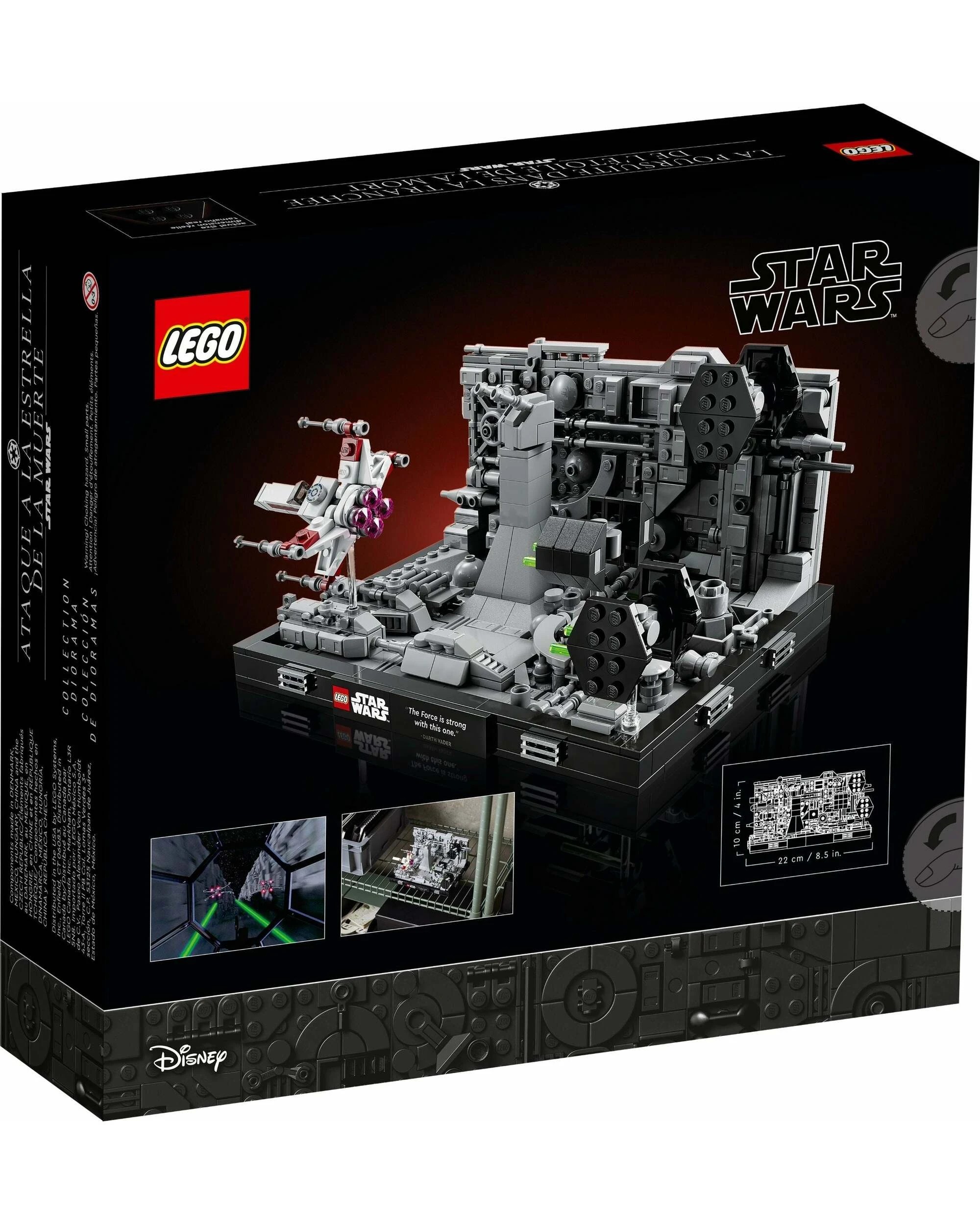 2 LEGO 75329 Star Wars Death Star Trench Run Diorama, 2 of 5