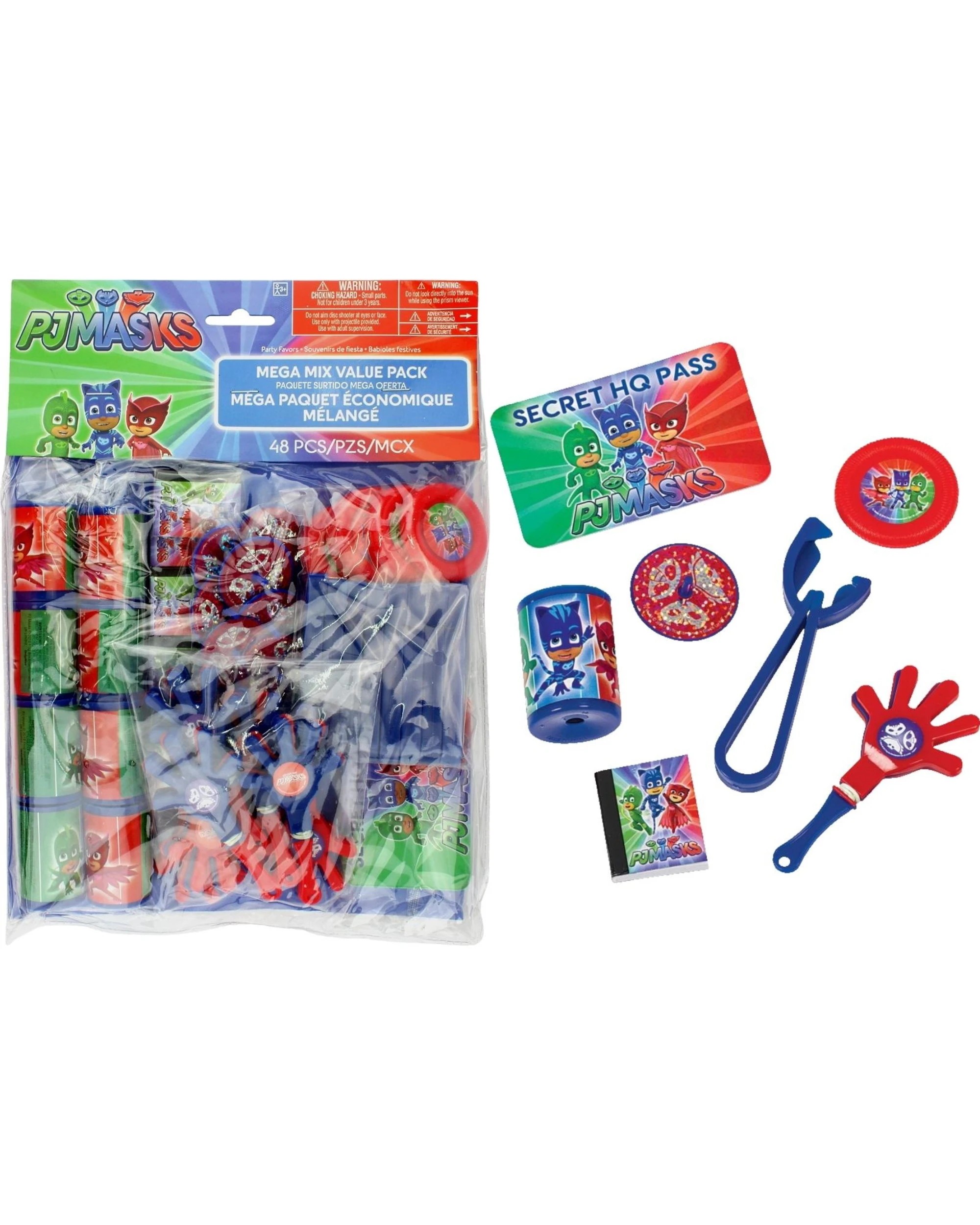 1 PJ Masks Mega Value Favour Pack 48 Pcs - Multi, 1 of 1