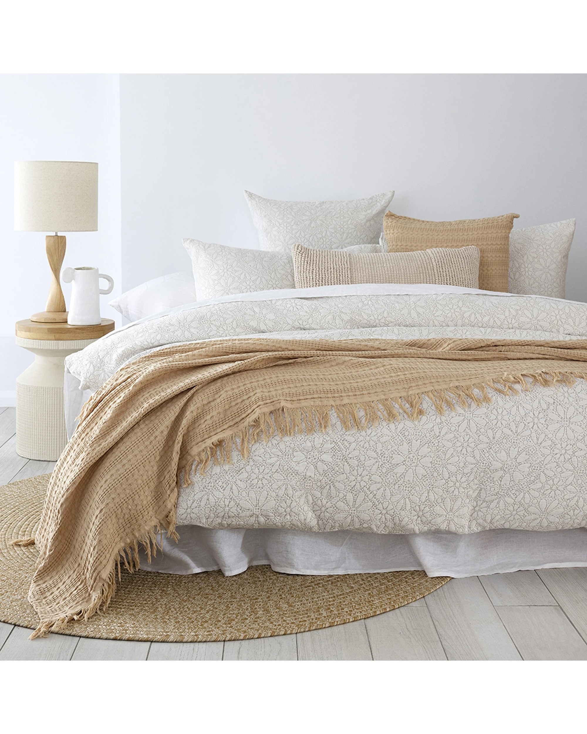 1 Bambury Nora Quilt Cover Set Soft Touch Woven - Multi, 1 of 1