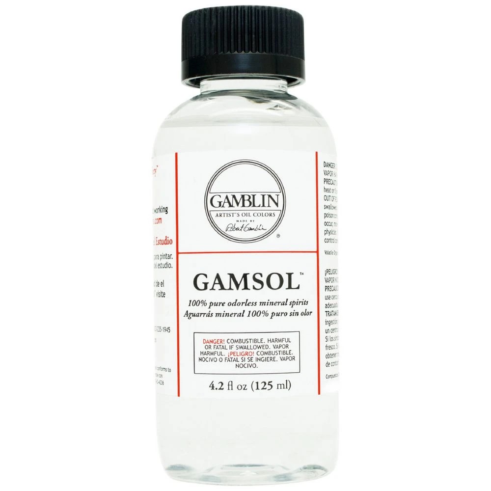 1 Gamblin Gamsol: Odourless Mineral Spirit 125mL, 1 of 2