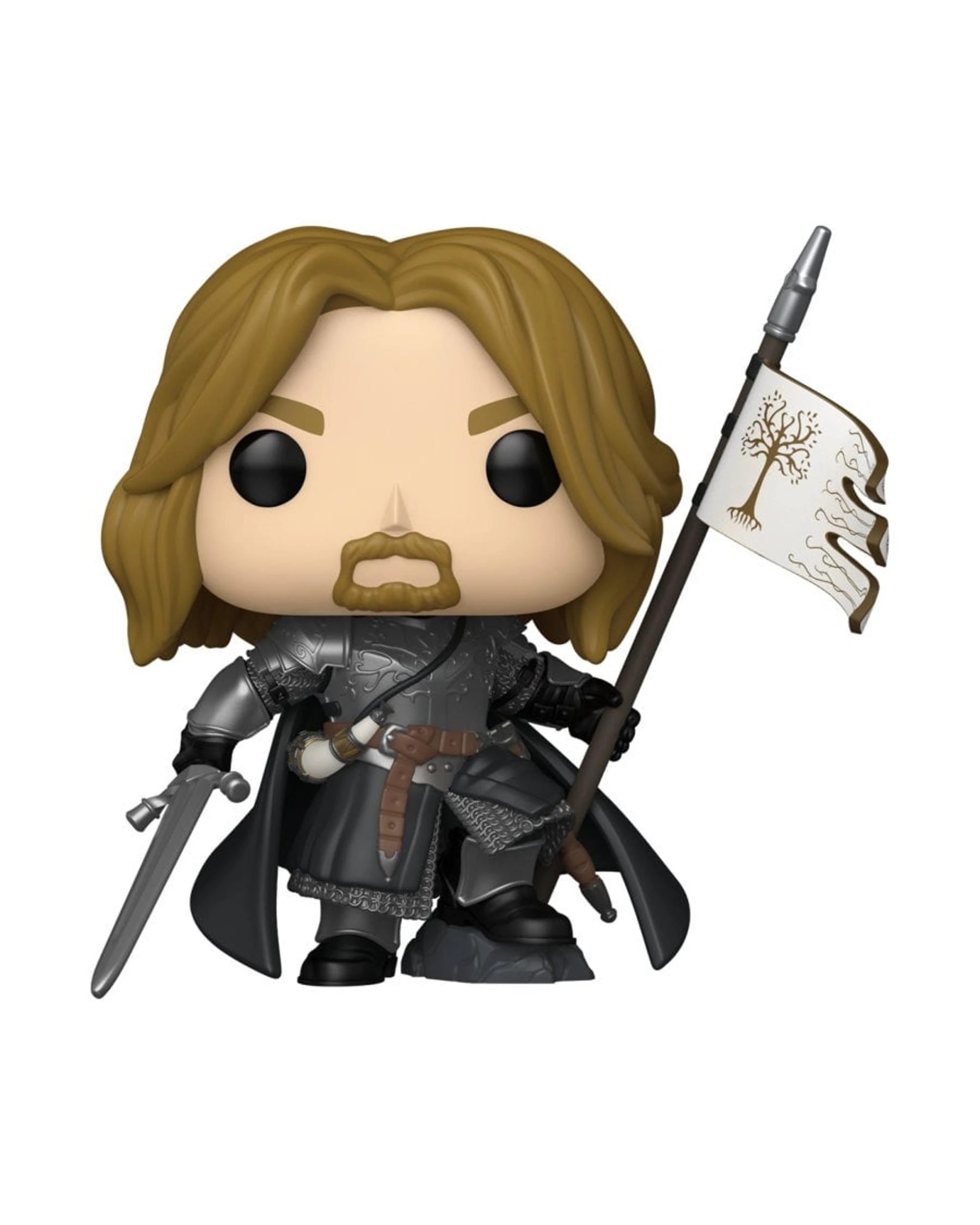 2 The Lord of the Rings Boromir with Gondor Flag Funko POP! Vinyl, 2 of 3