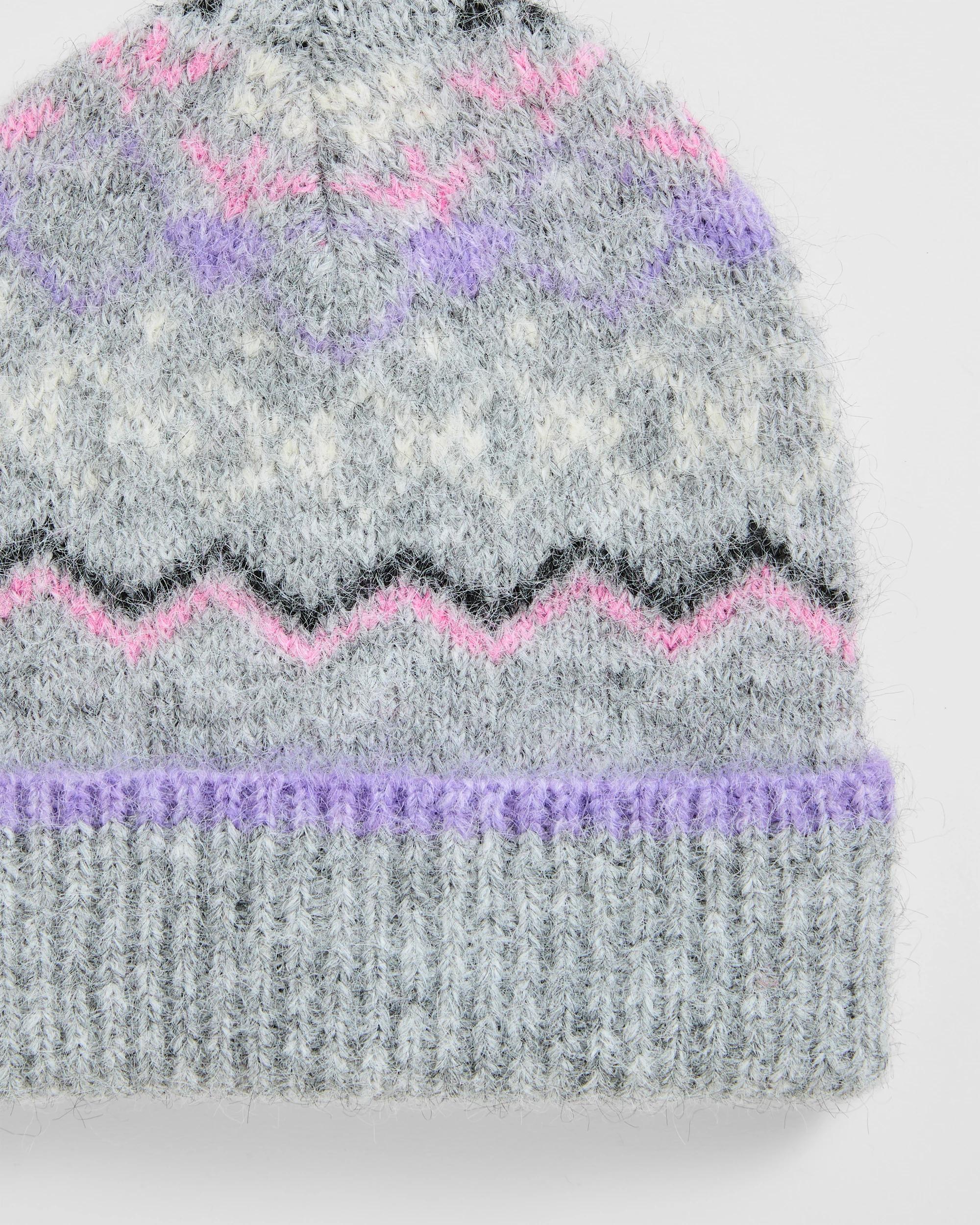 2 Target Kids Fairisle Beanie GREY LILAC, 2 of 2