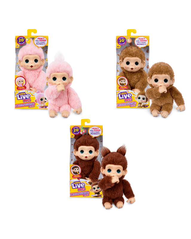 Little Live Pets My Baby Monkey Minis - Asso