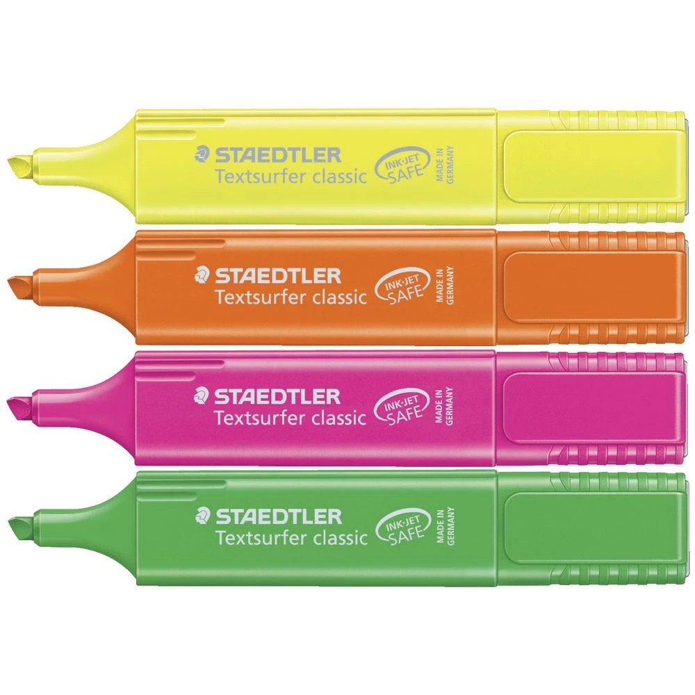 5 Staedtler Textsurfer Rainbow Highlighters Assorted 4 Pack, 5 of 6