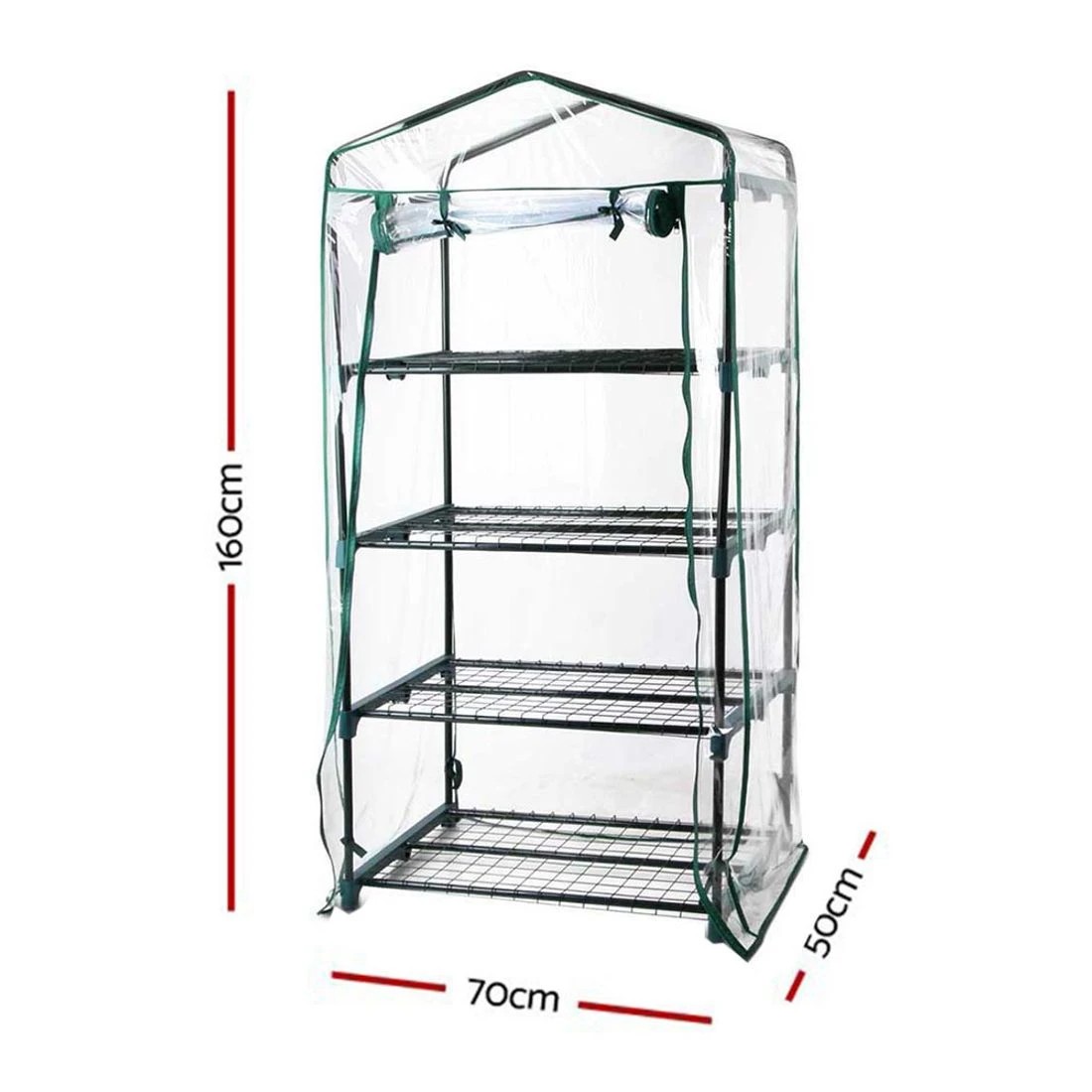 2 Green Fingers Greenhouse 4 Tiers Mini Green House Garden Bed Planter Box - Clear, 2 of 7