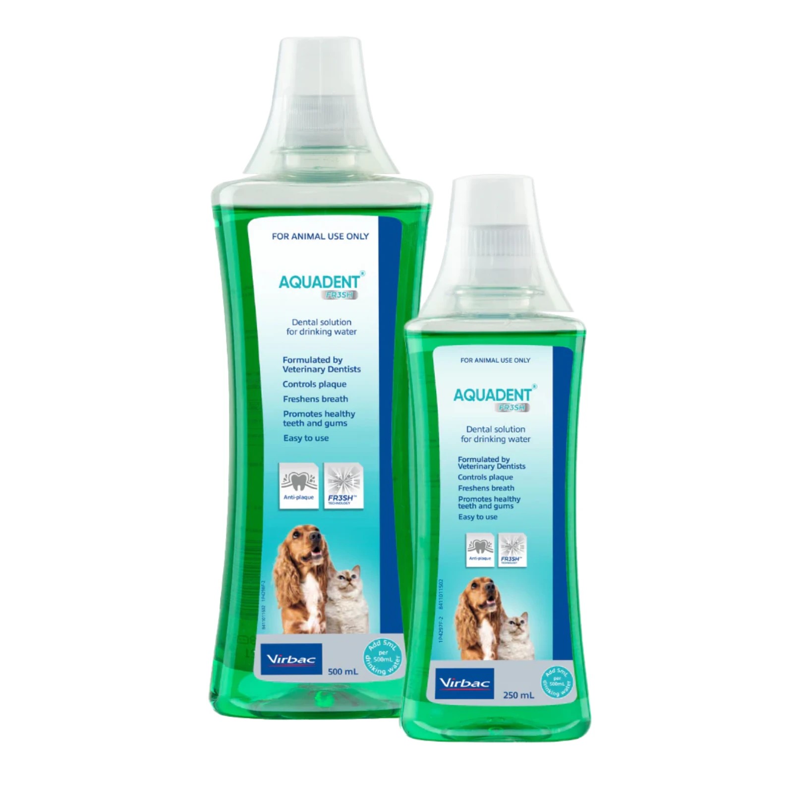 2 Virbac Aquadent Fresh Dental Water Additive For Dogs And Cats - 250ml, 2 of 2
