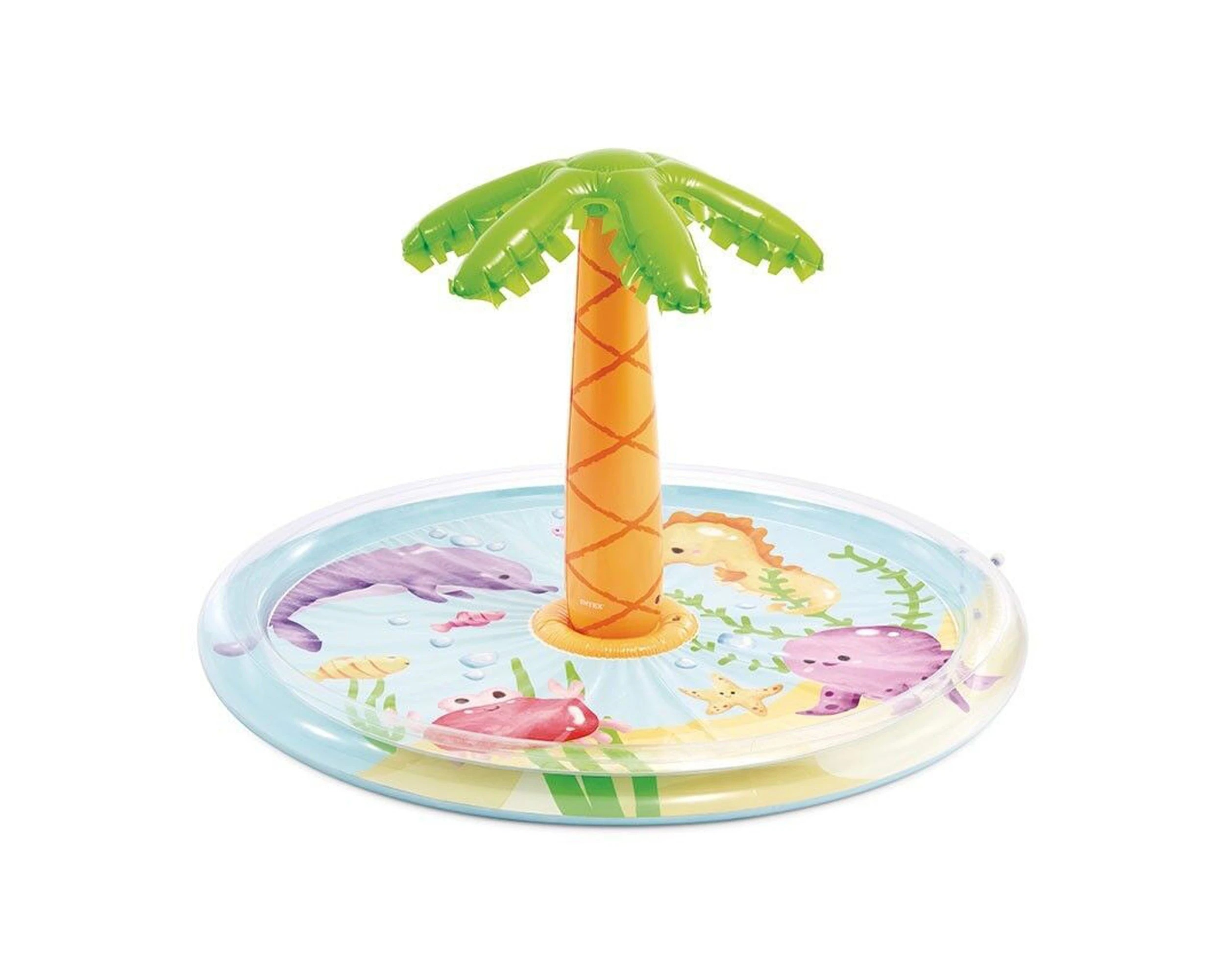 1 INTEX Palm Tree Inflatable Kids Childrens Spray Pool 2Y 68 Inch Repair Patch - Multi, 1 of 9