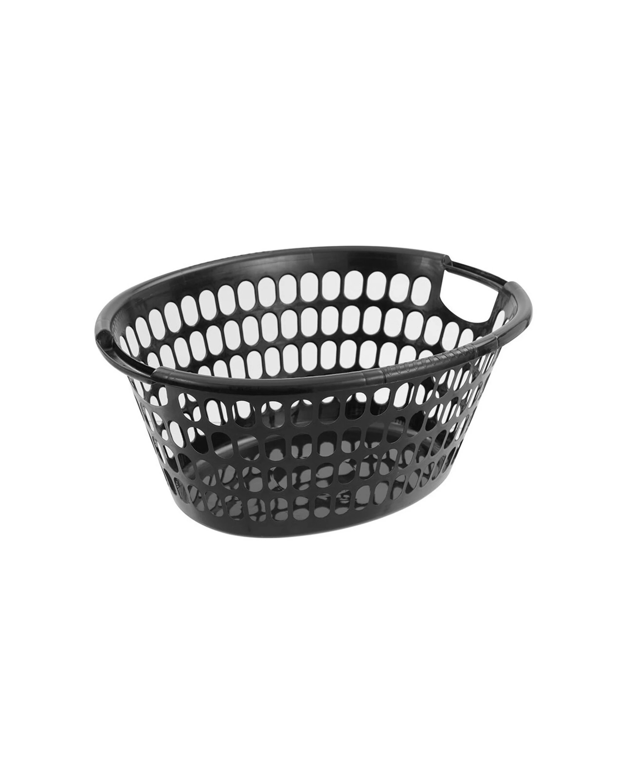 1 Boxsweden Eco Essentials Oval Laundry Basket 58x46cm - Multi, 1 of 5