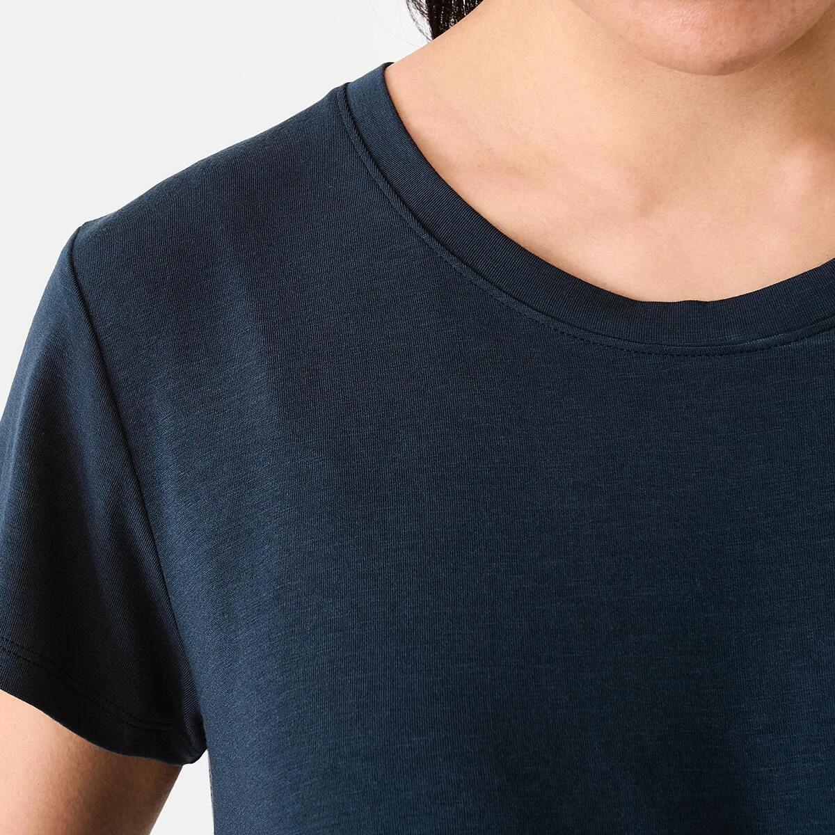 5 Active Womens Short Sleeve Mesh T-shirt SKY CAPTAIN, 5 of 6