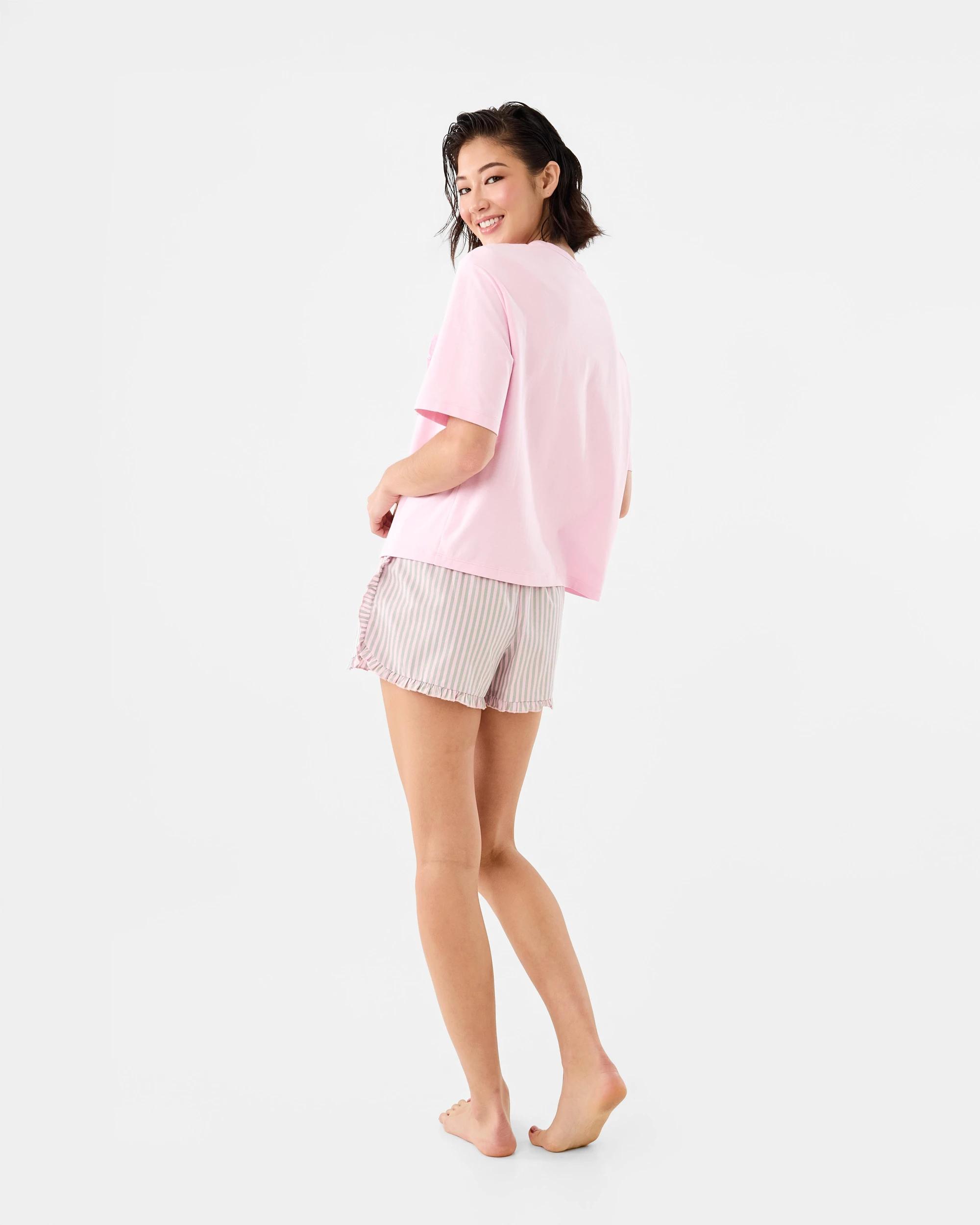 4 Frill Cotton Woven Shorts Pastel Stp, 4 of 6