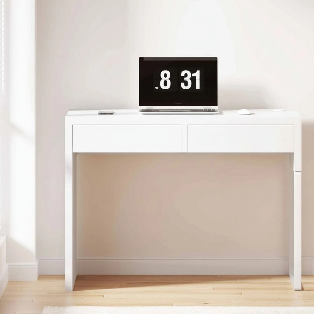 4 Artiss Computer Desk Drawer - White, 4 of 8