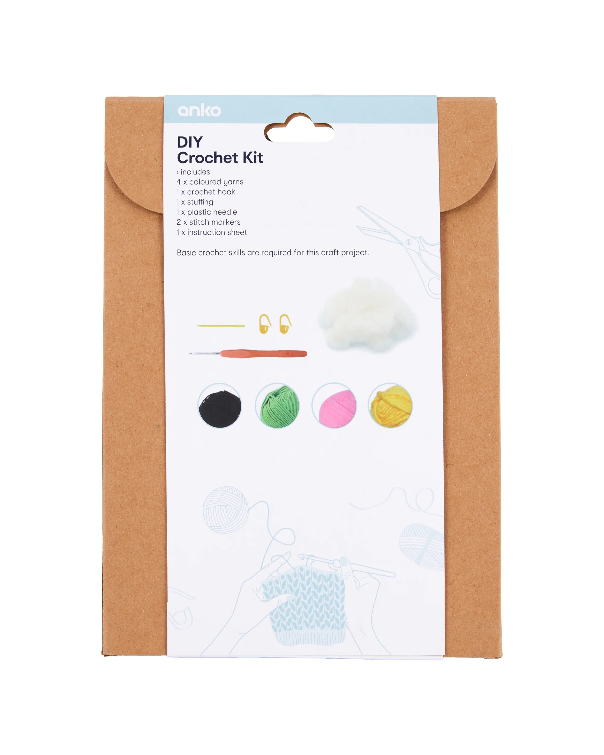 3 DIY Crochet Kit - Bird, 3 of 3