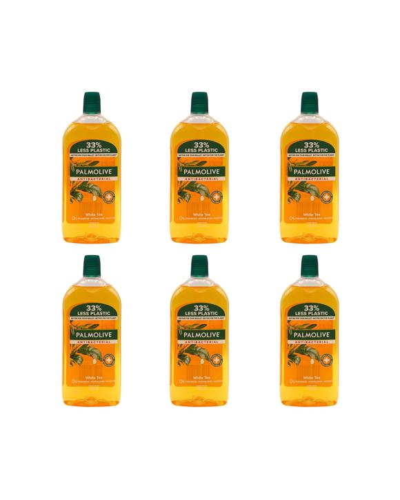 Palmolive 6PK Hand Wash Refill 500ml Tea Antibacterial - Brown