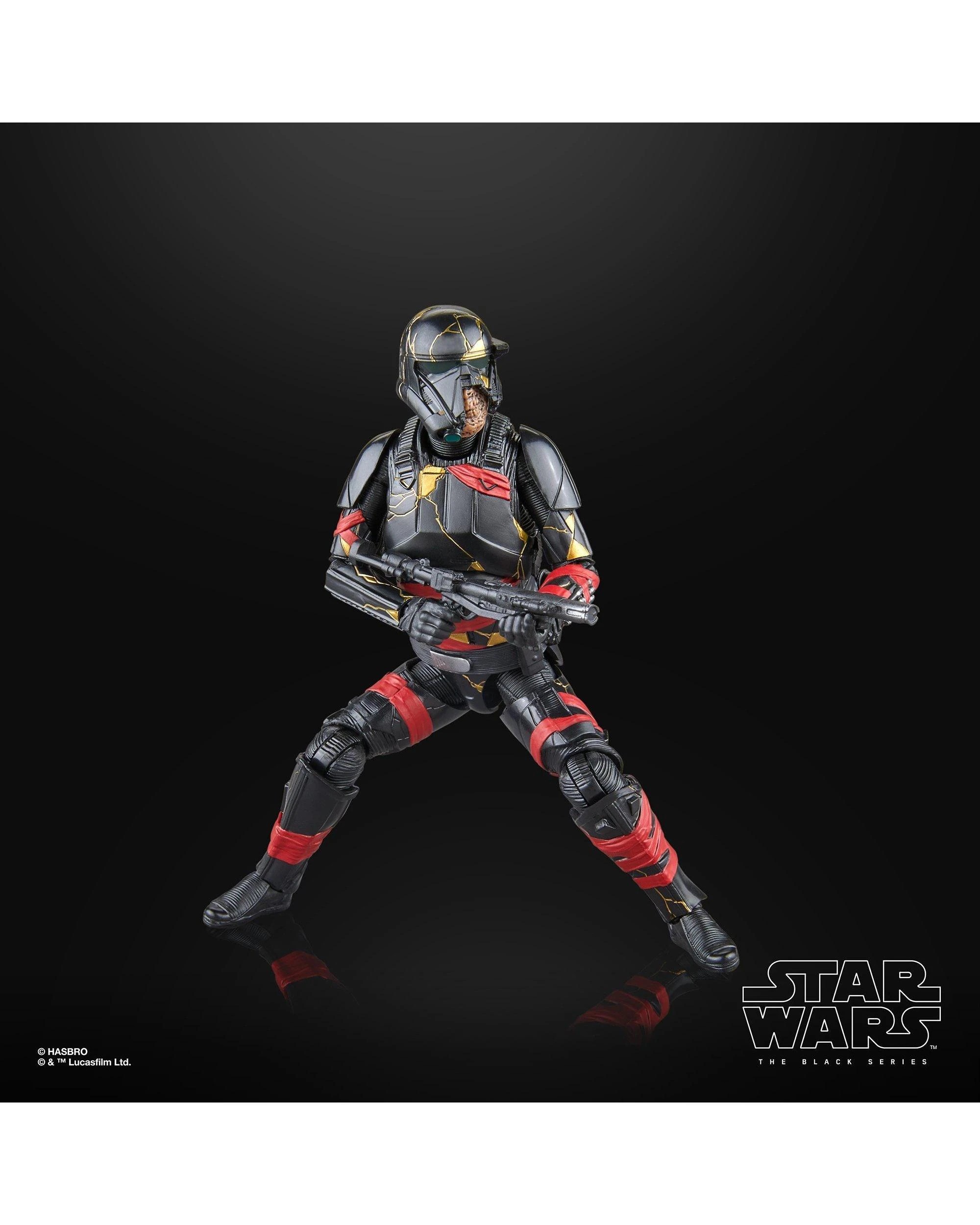 9 Star Wars The Black Series: Ahsoka Night Trooper Action Figure, 9 of 10
