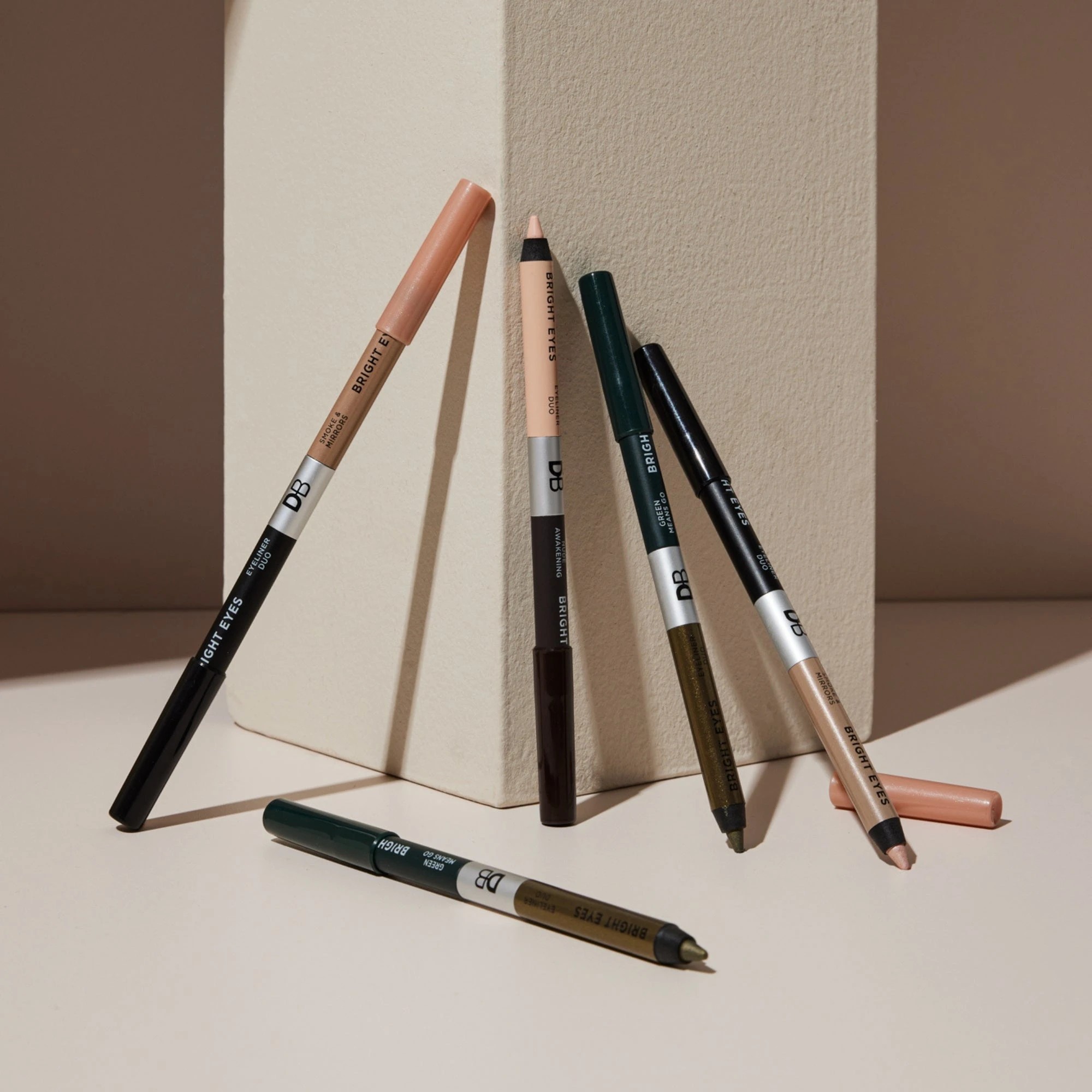 4 DB Designer Brands Bright Eyes Eyeliner Duo - Nude Awakening, 4 of 4