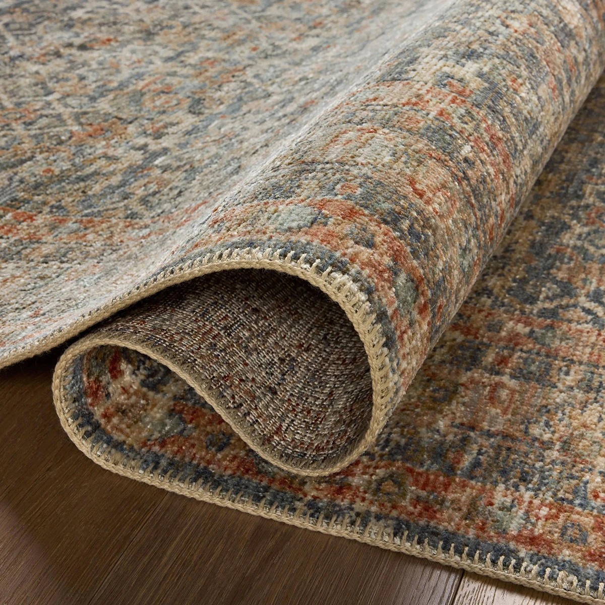 5 Common Ground Rugs Heirloom 12 230x160cm - Medium Power Loomed Pet Friendly Floor Rug - Blue, 5 of 7
