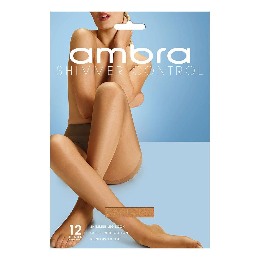 1 Ambra 1 Pack 12 Denier Shimmer Control Pantyhose BONDI