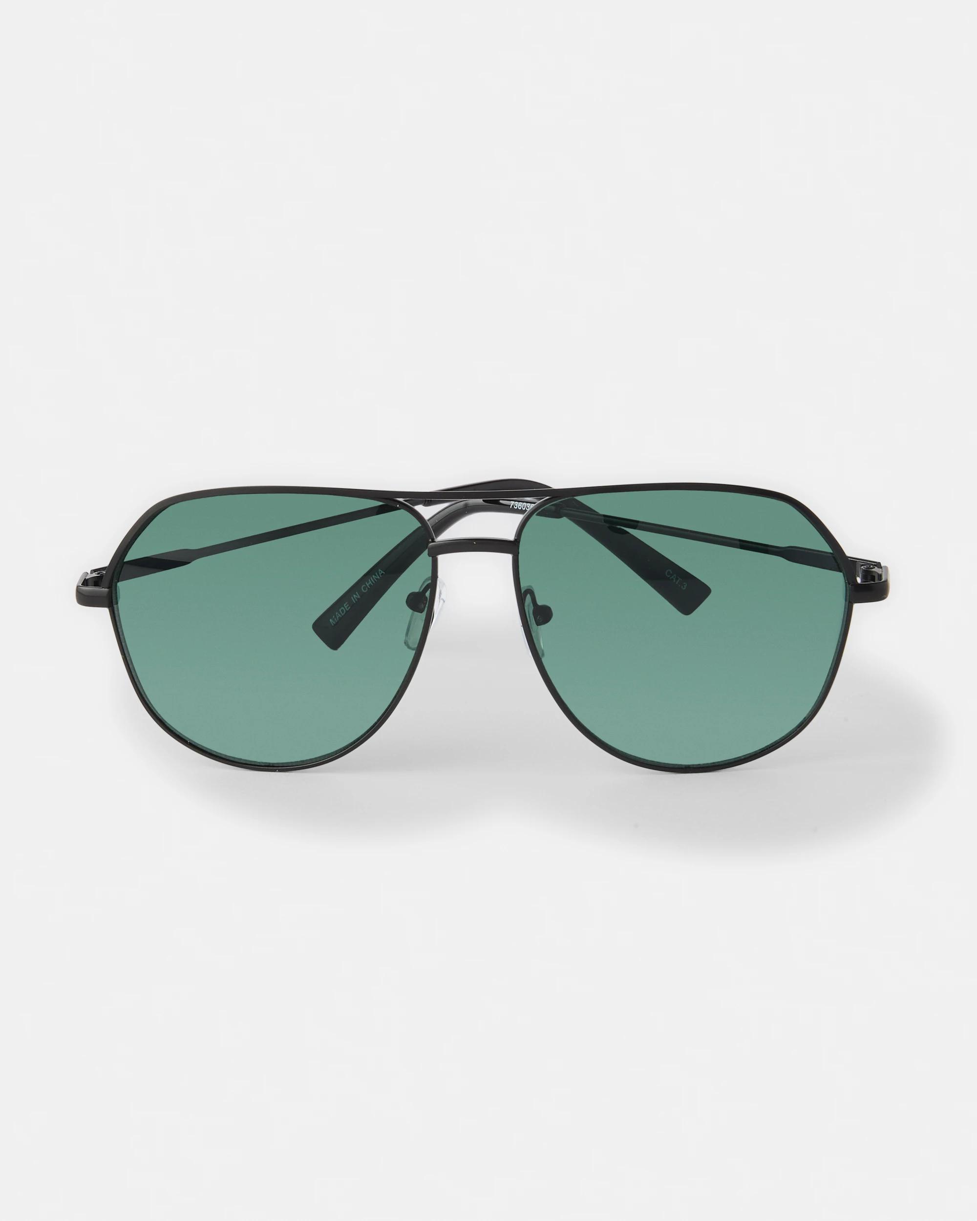 3 Metal Aviator Sunglasses Blk Metal, 3 of 5