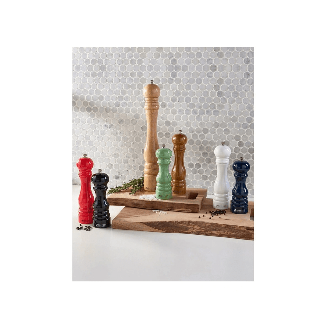 5 Maxwell & Williams Seasons Salt And Pepper Mill 15cm Gift Boxed For Dining
 - Red, 5 of 5