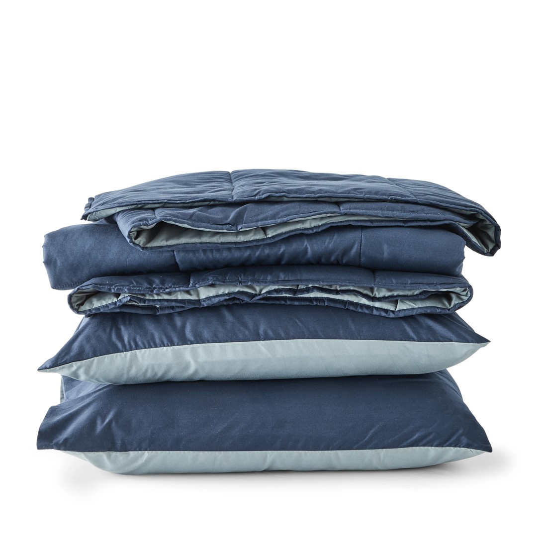 5 Comforter Set - Single Bed, Indigo, 5 of 7