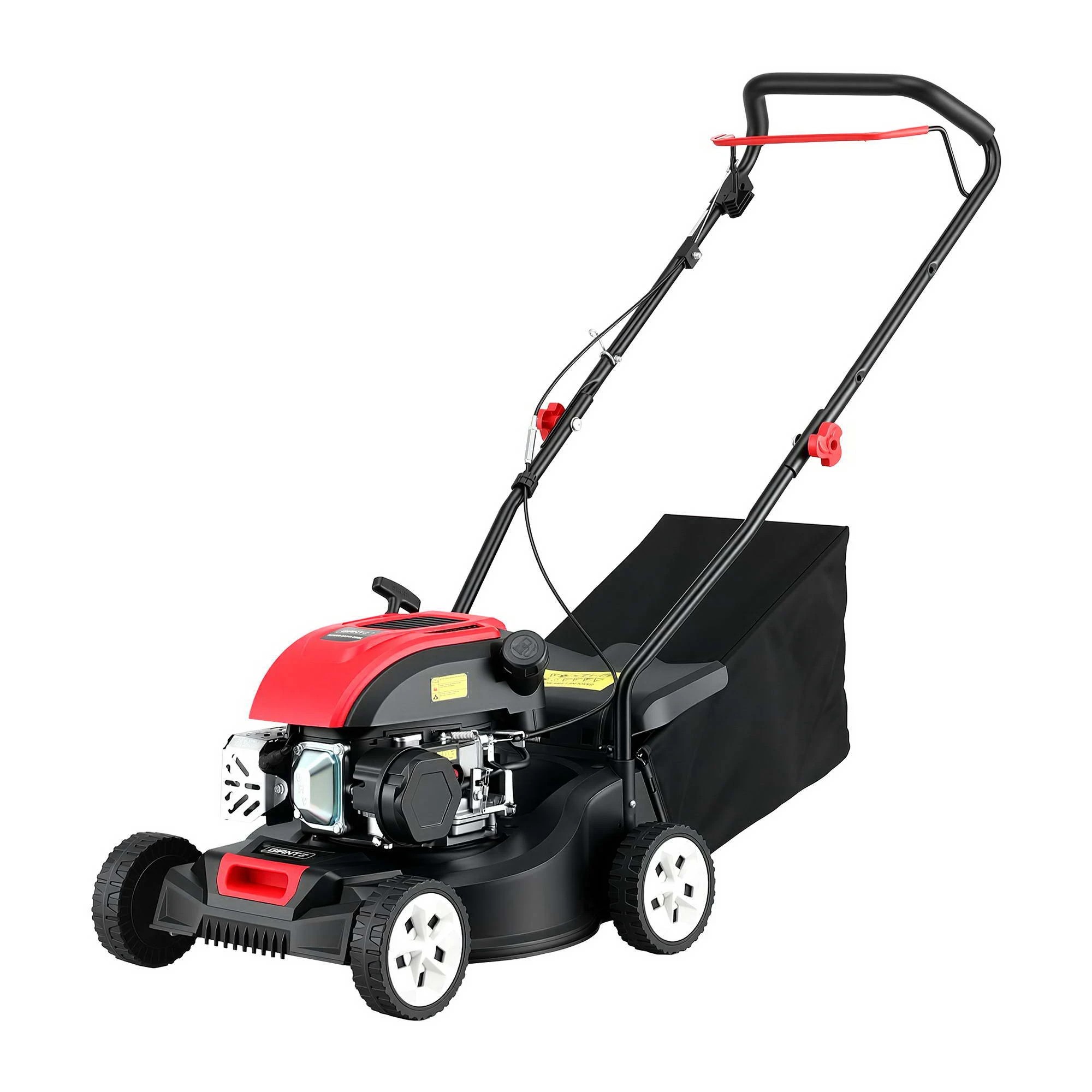 1 Giantz Petrol Lawn Mower 149cc 4 Stroke Hand Push 16in Grass Cutter Lawnmower - Multi, 1 of 9