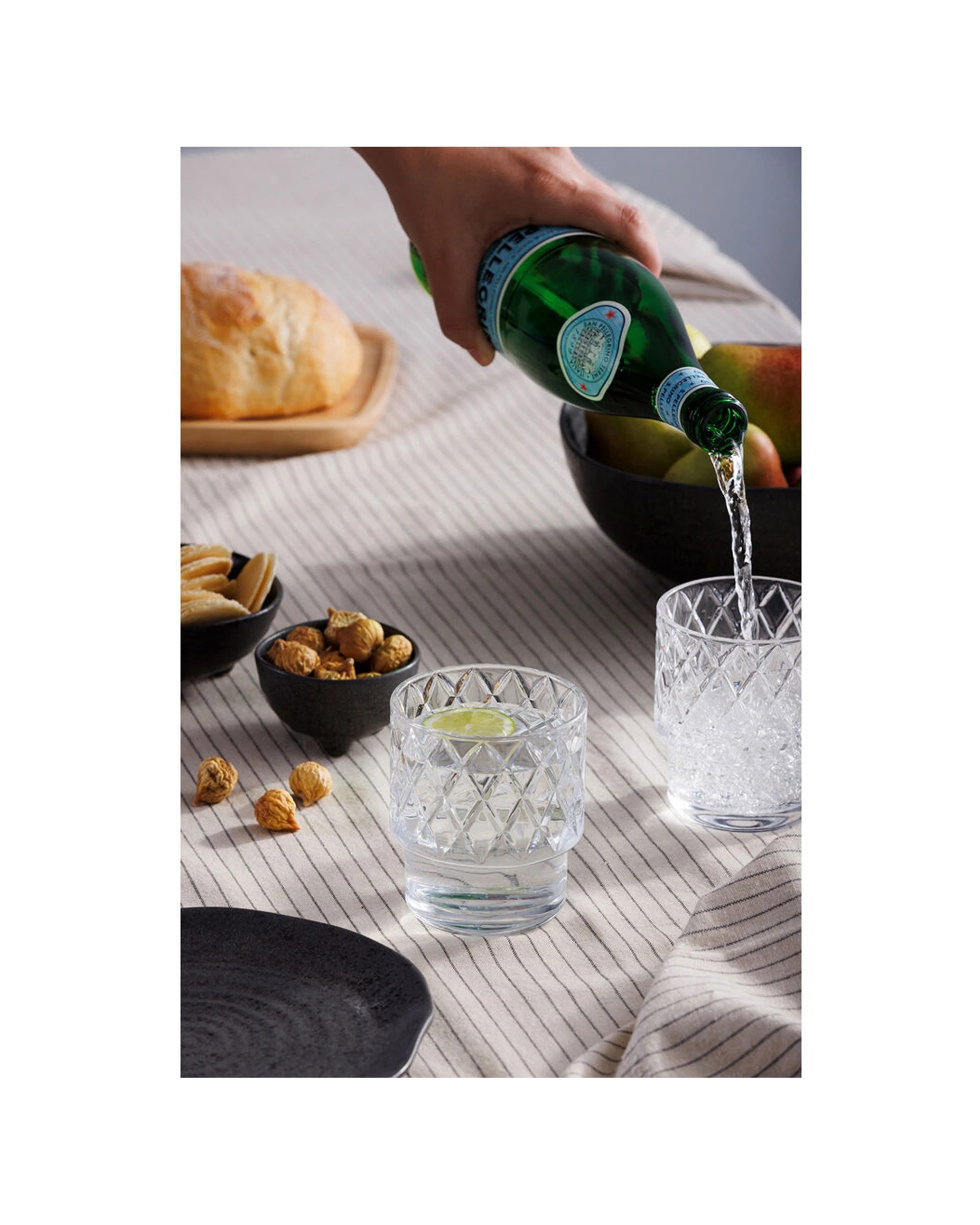 5 Ecology 6pc Dante Glass Tumblers Set Drinking Cup 300ml - Clear, 5 of 6