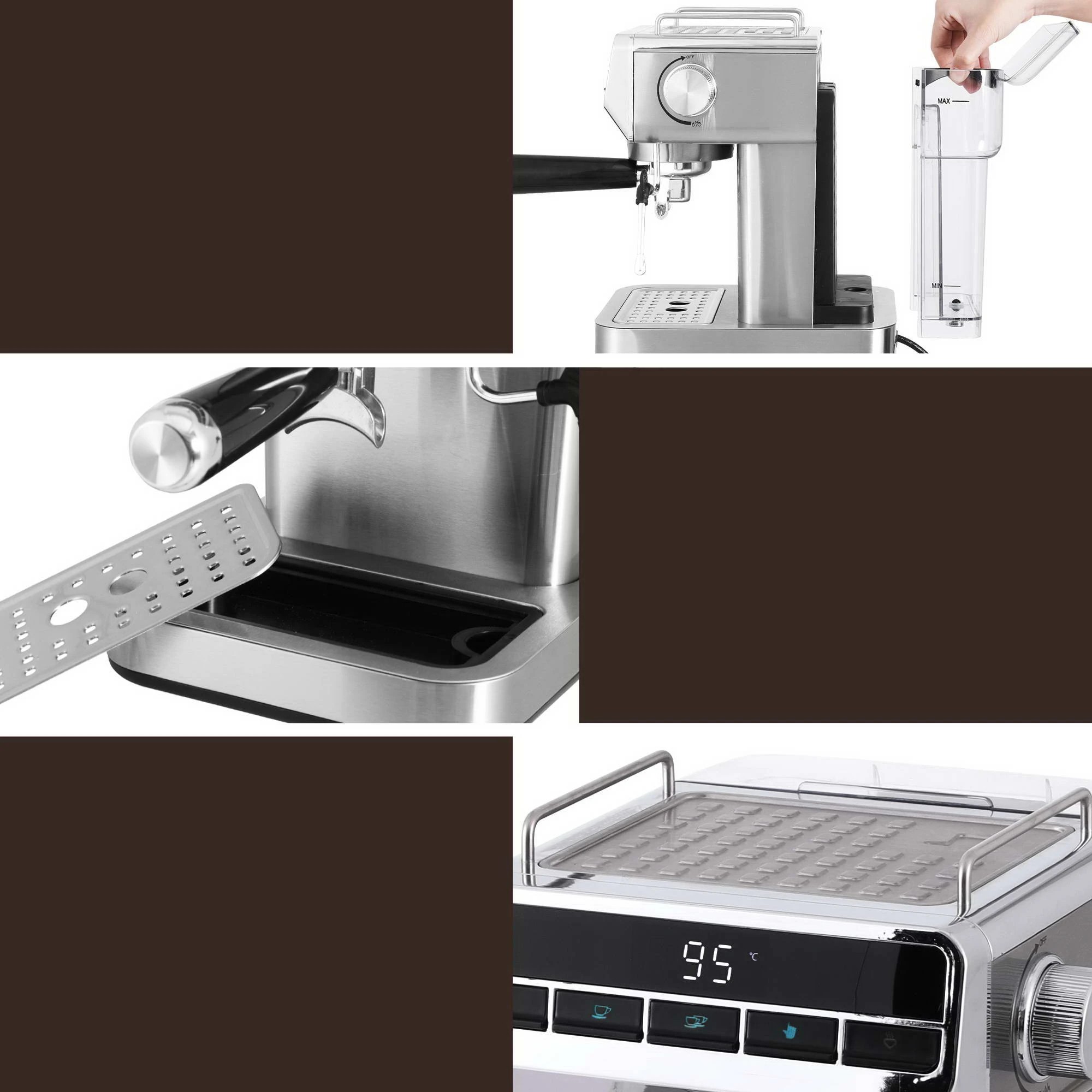 7 Devanti K7 Cordless Stick Vacuum Cleaner plus Coffee Maker Machine Espresso - Multi, 7 of 8