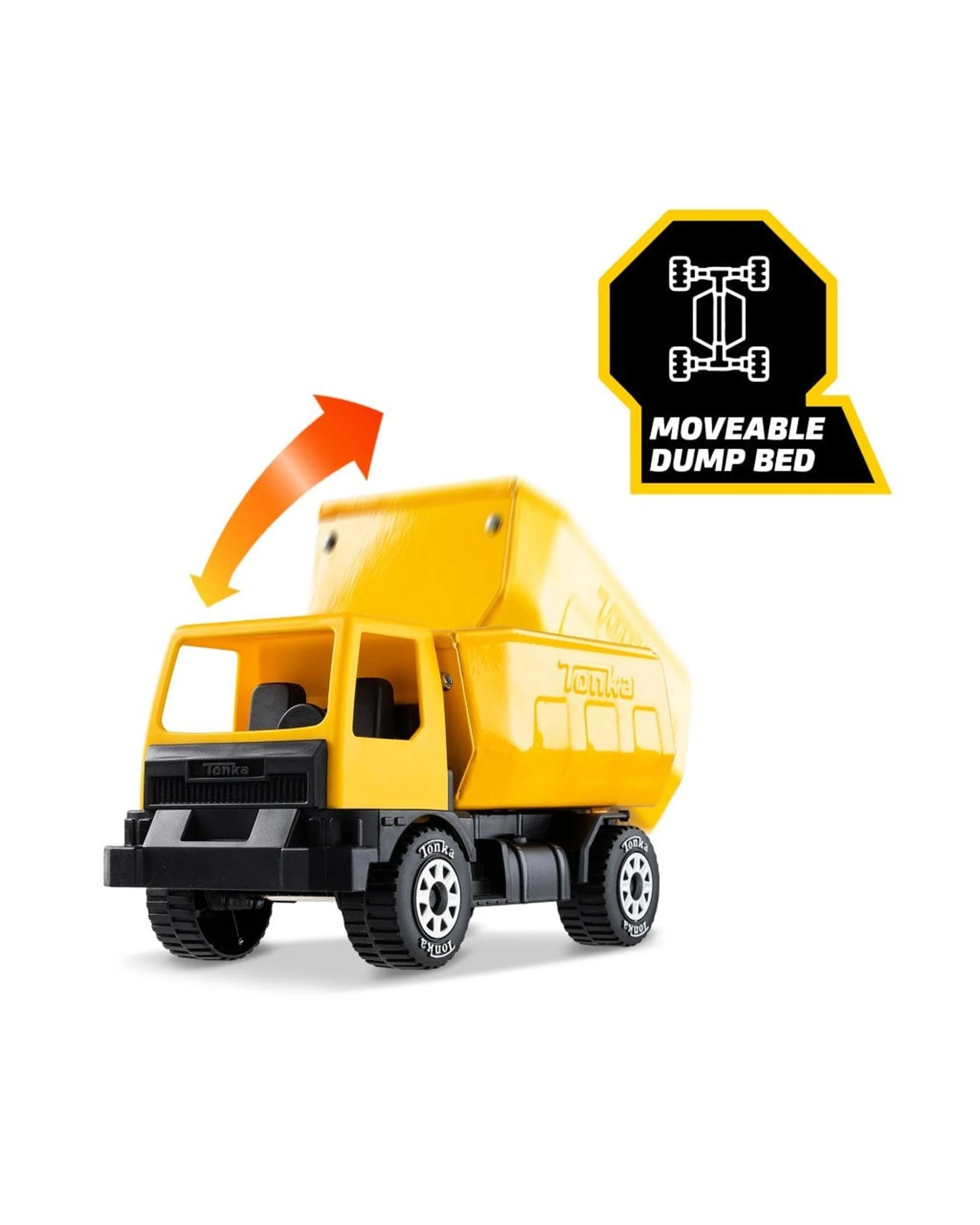 4 Tonka Steel Classics Dump Truck 1:32 Scale Vehicle, 4 of 9